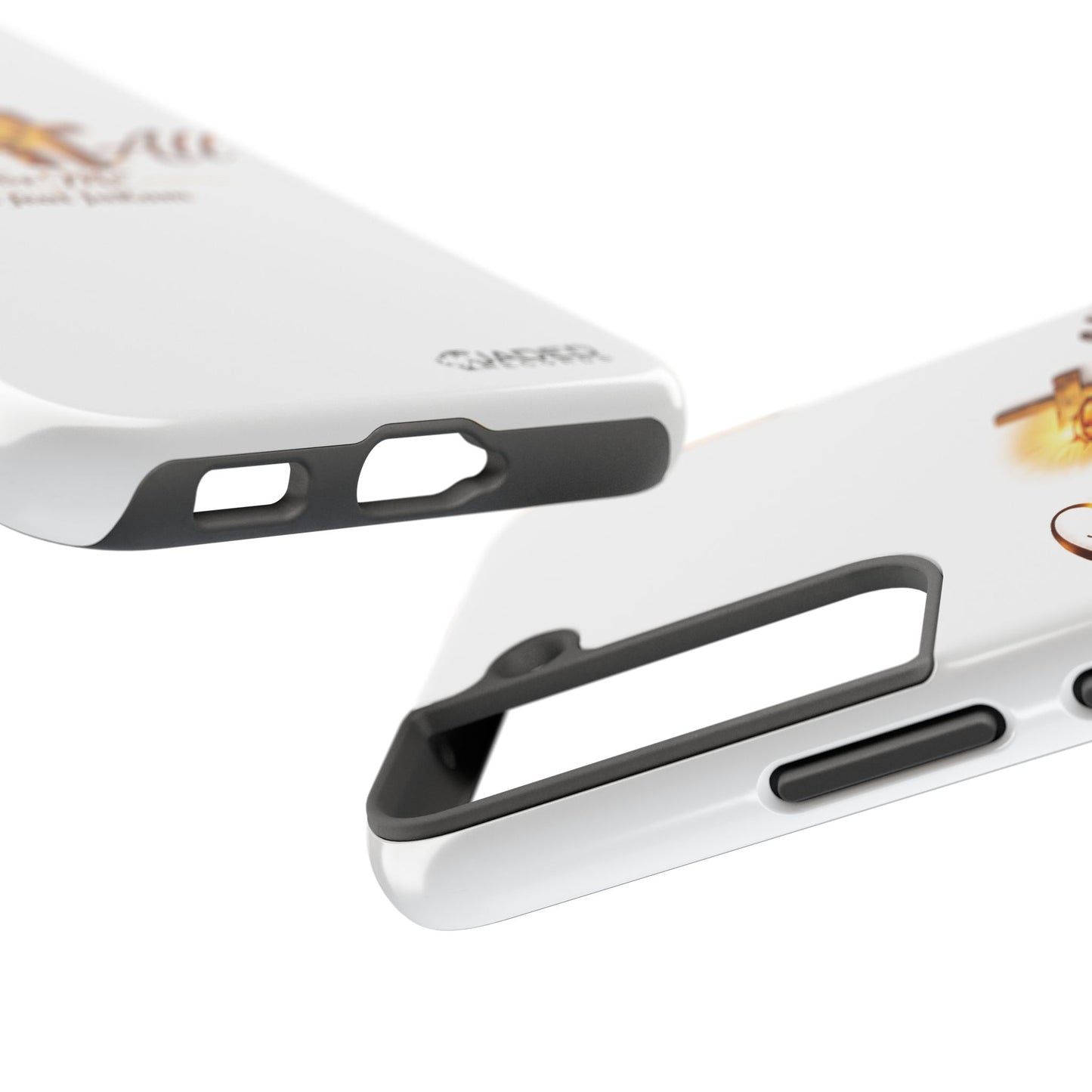 Slim Protective Phone Case — Gold Cross “Gave It All / For Me”