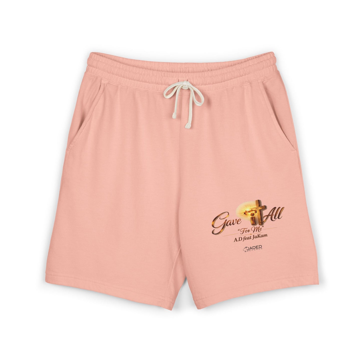 Gave It All Cross Graphic Fleece Sweat Shorts