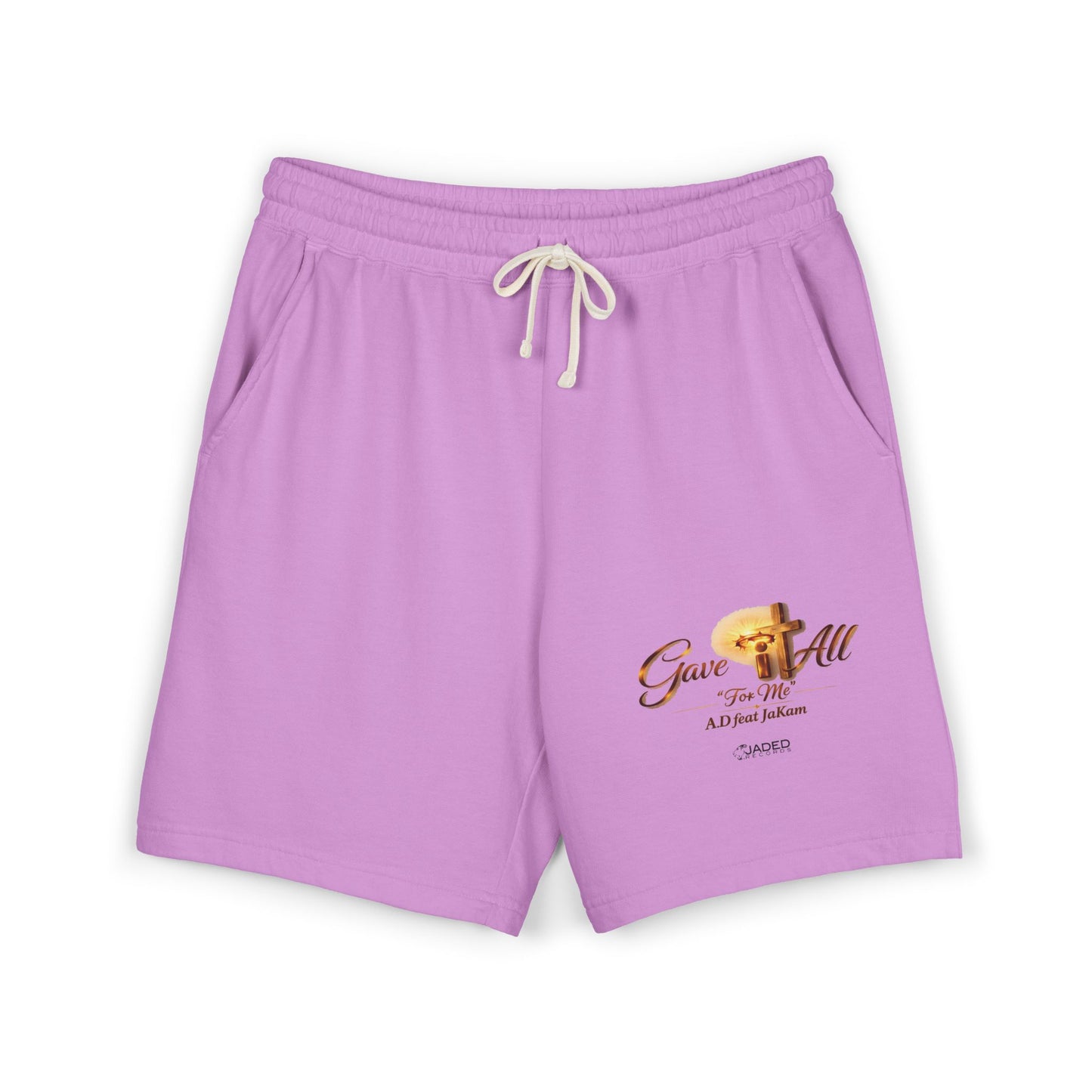 Gave It All Cross Graphic Fleece Sweat Shorts
