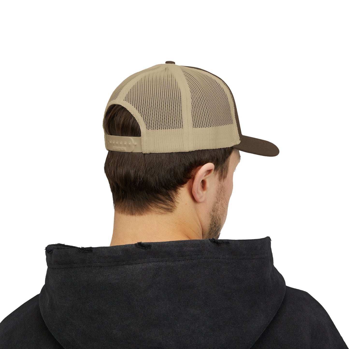 Christian Trucker Cap — "Gave It All For Me" Cross Snapback