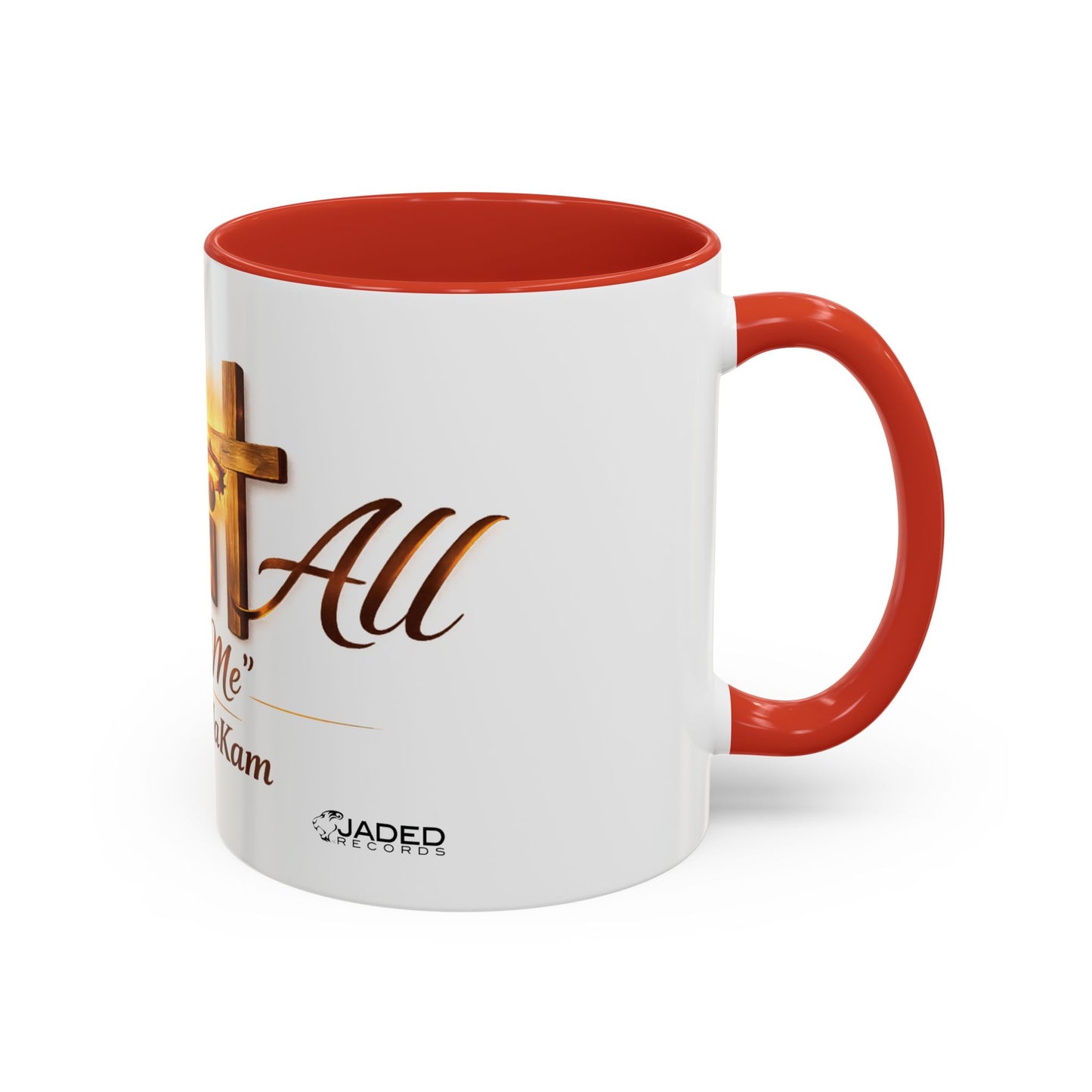 Christian Accent Coffee Mug - "Gave It All For Me" Cross Design (11/15oz)