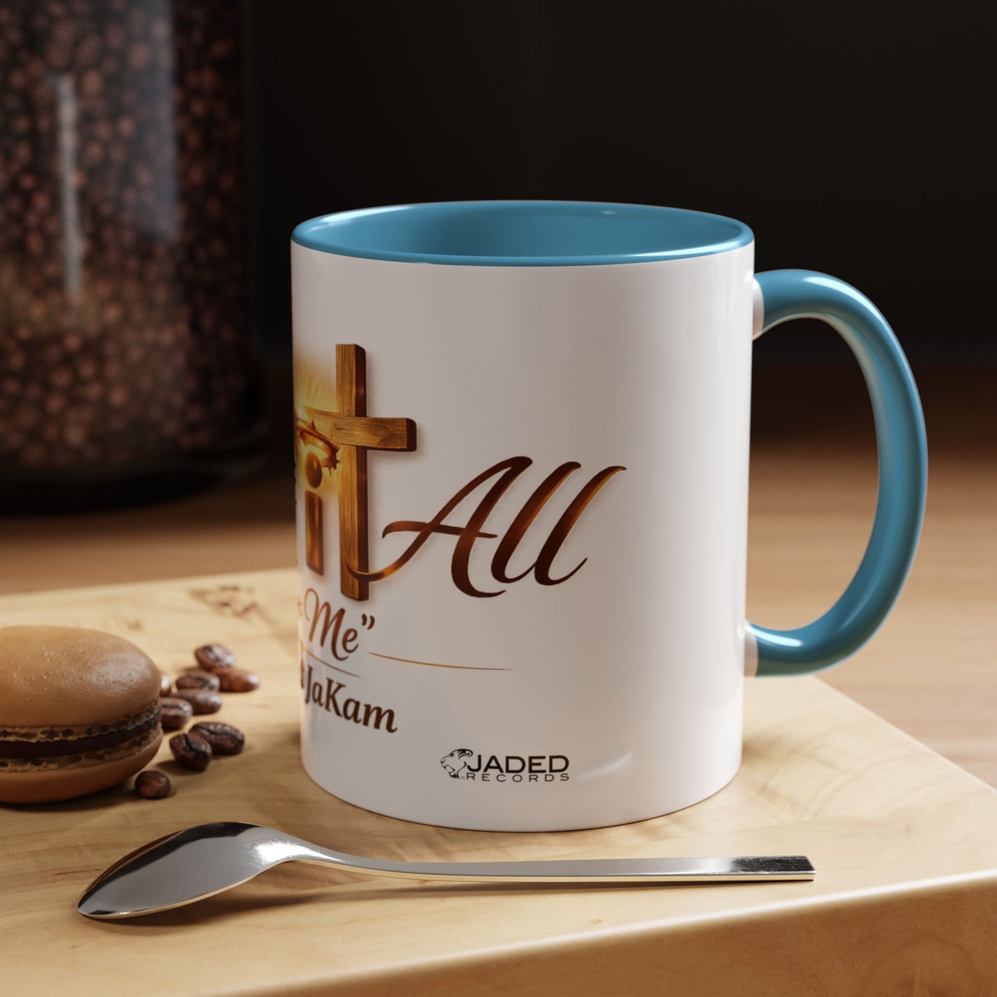Christian Accent Coffee Mug - "Gave It All For Me" Cross Design (11/15oz)