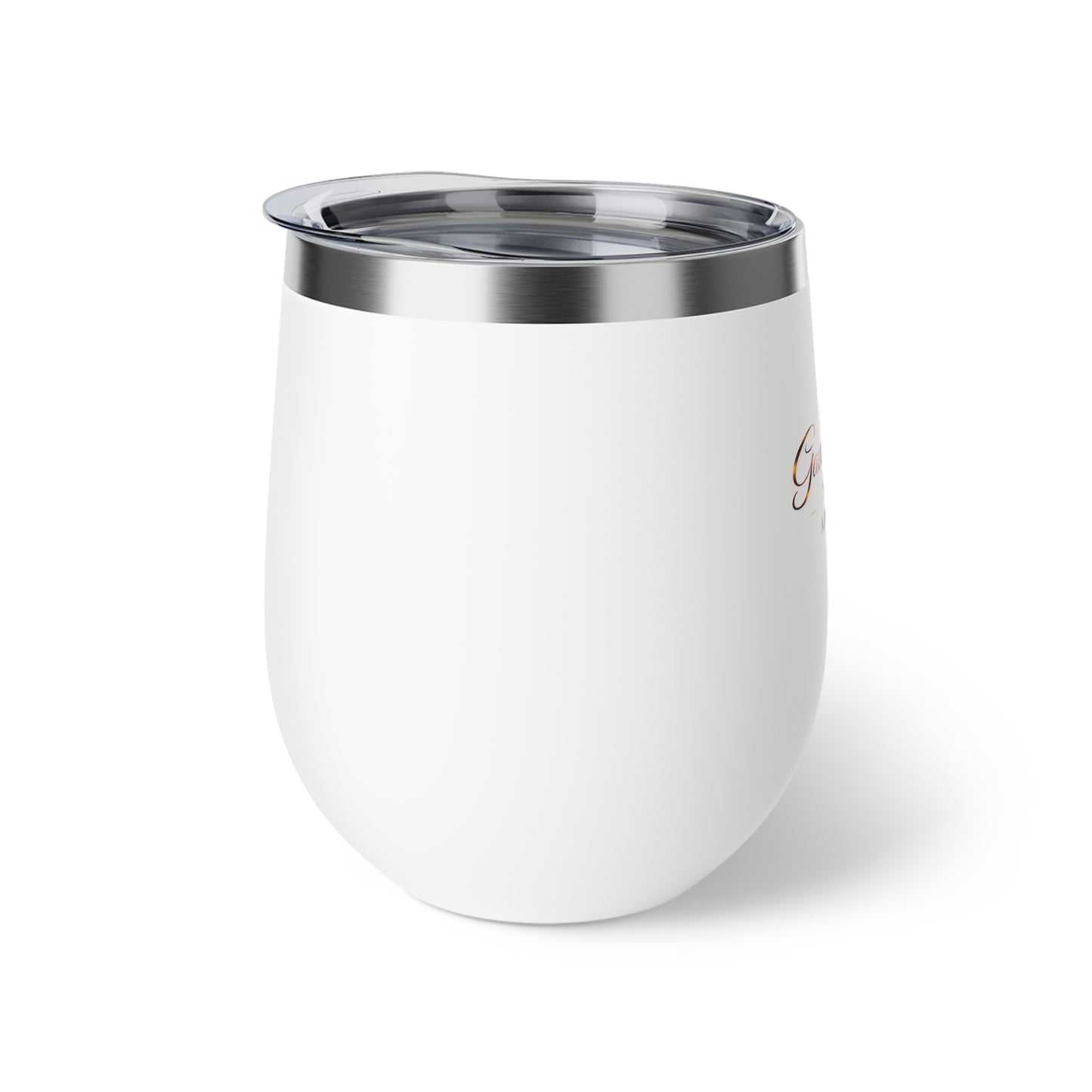 Faith Cross 12oz Insulated Tumbler — 'Grace For All' Copper Vacuum Wine Cup