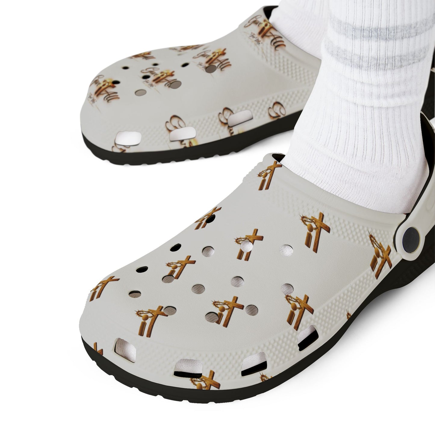 Gave it All -EVA Foam Rubber Shoes (AOP)