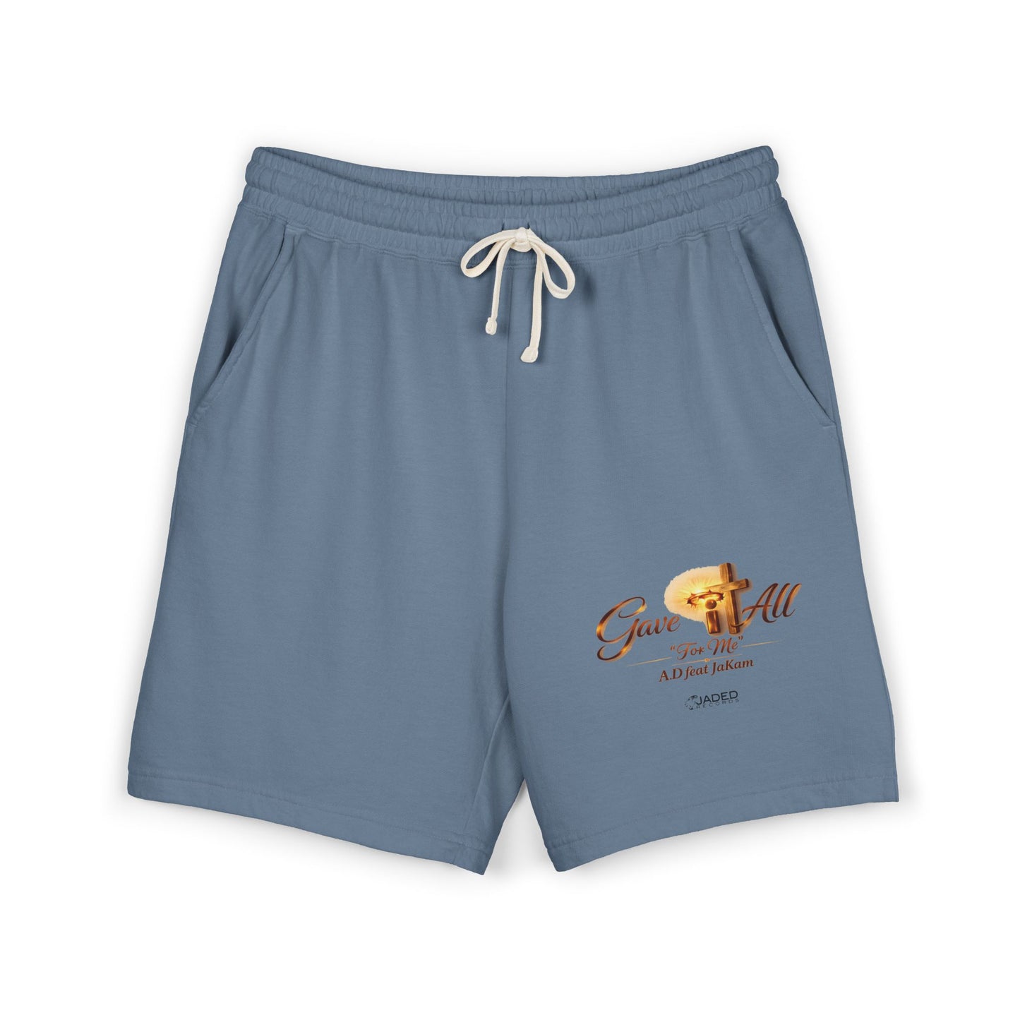 Gave It All Cross Graphic Fleece Sweat Shorts