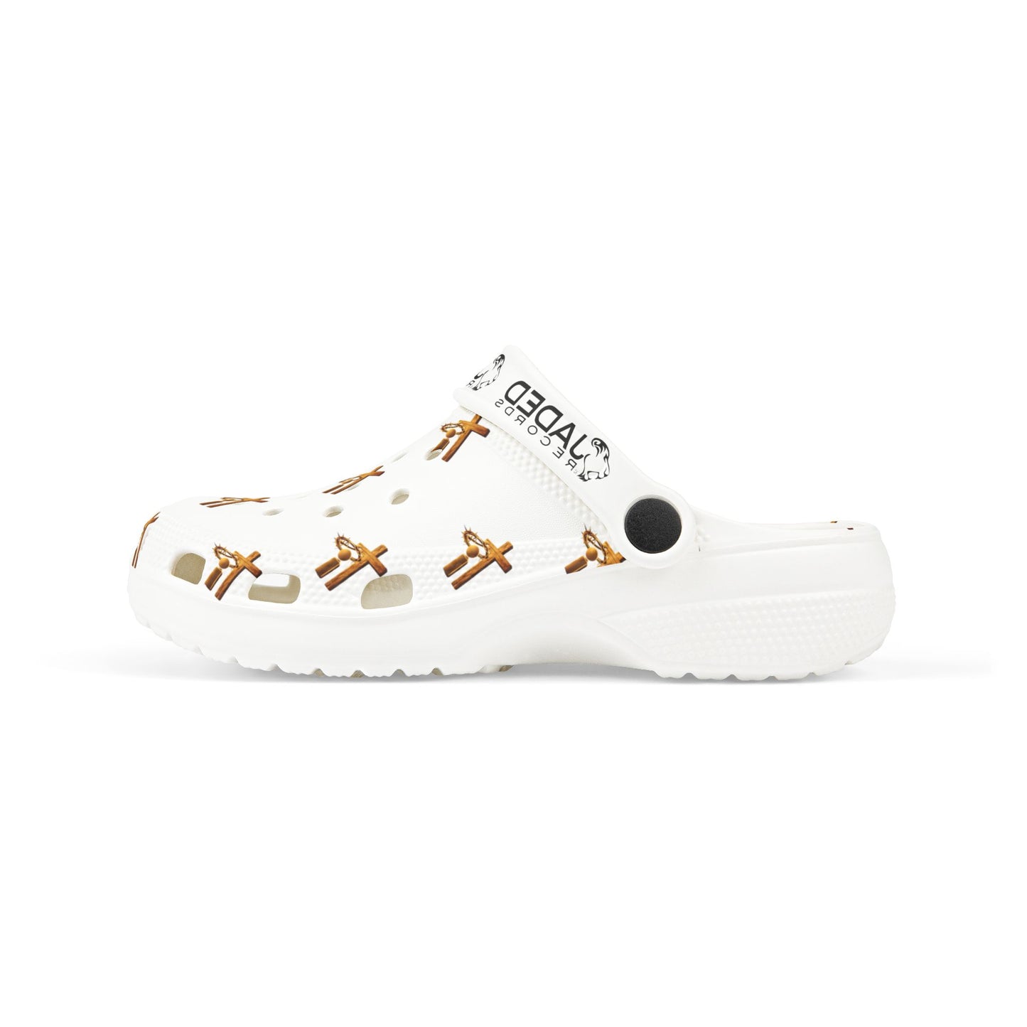 Kids Gingerbread Pattern EVA Clogs — Holiday Slip-On Shoes