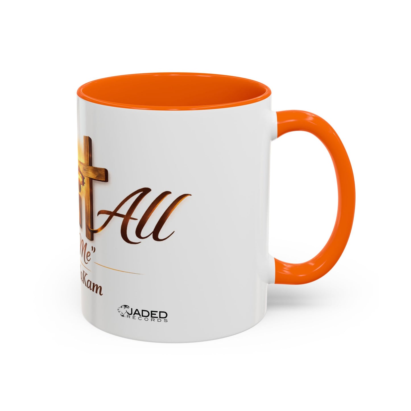 Christian Accent Coffee Mug - "Gave It All For Me" Cross Design (11/15oz)