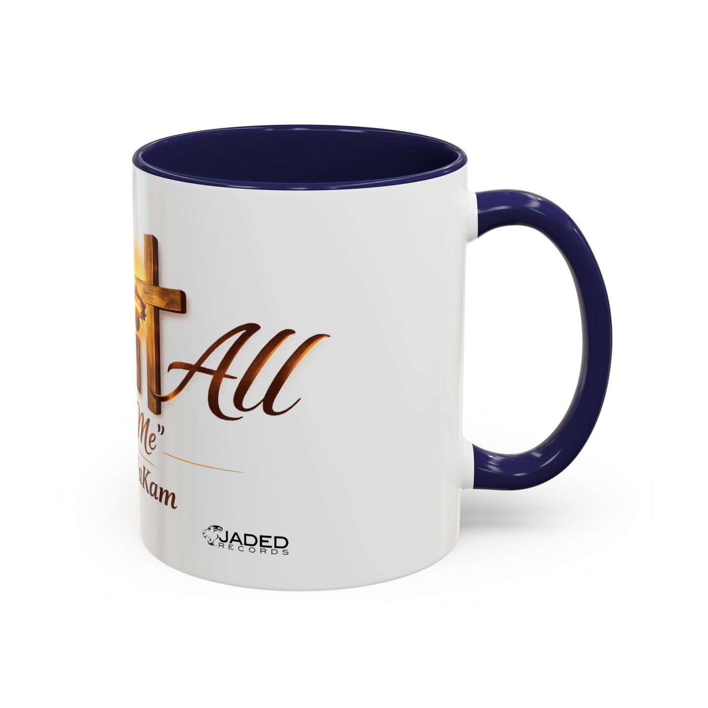 Christian Accent Coffee Mug - "Gave It All For Me" Cross Design (11/15oz)
