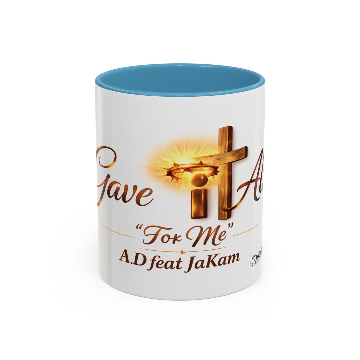 Christian Accent Coffee Mug - "Gave It All For Me" Cross Design (11/15oz)