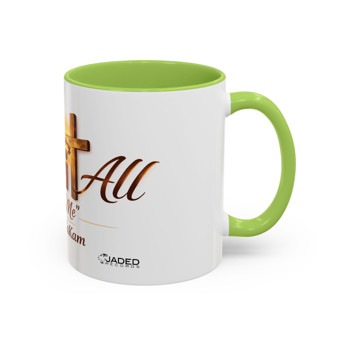 Christian Accent Coffee Mug - "Gave It All For Me" Cross Design (11/15oz)