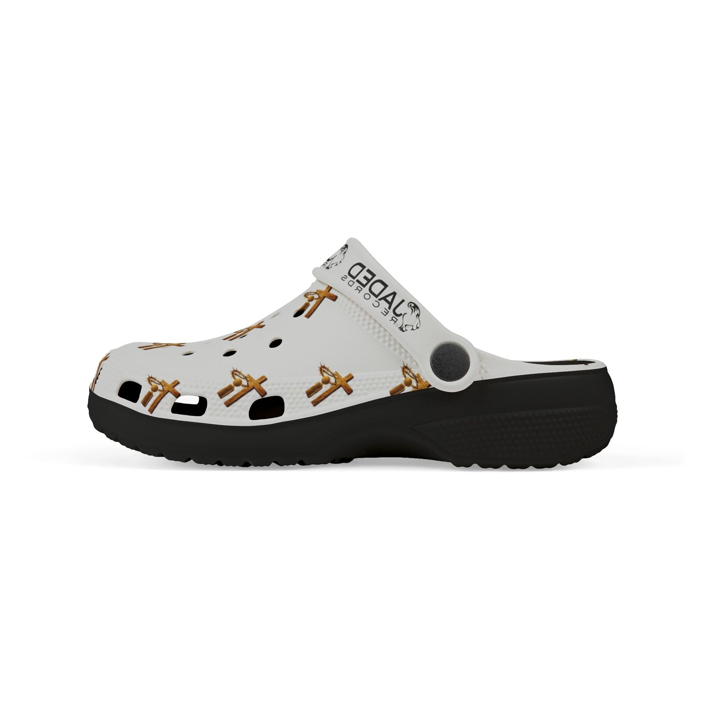 Kids Gingerbread Pattern EVA Clogs — Holiday Slip-On Shoes