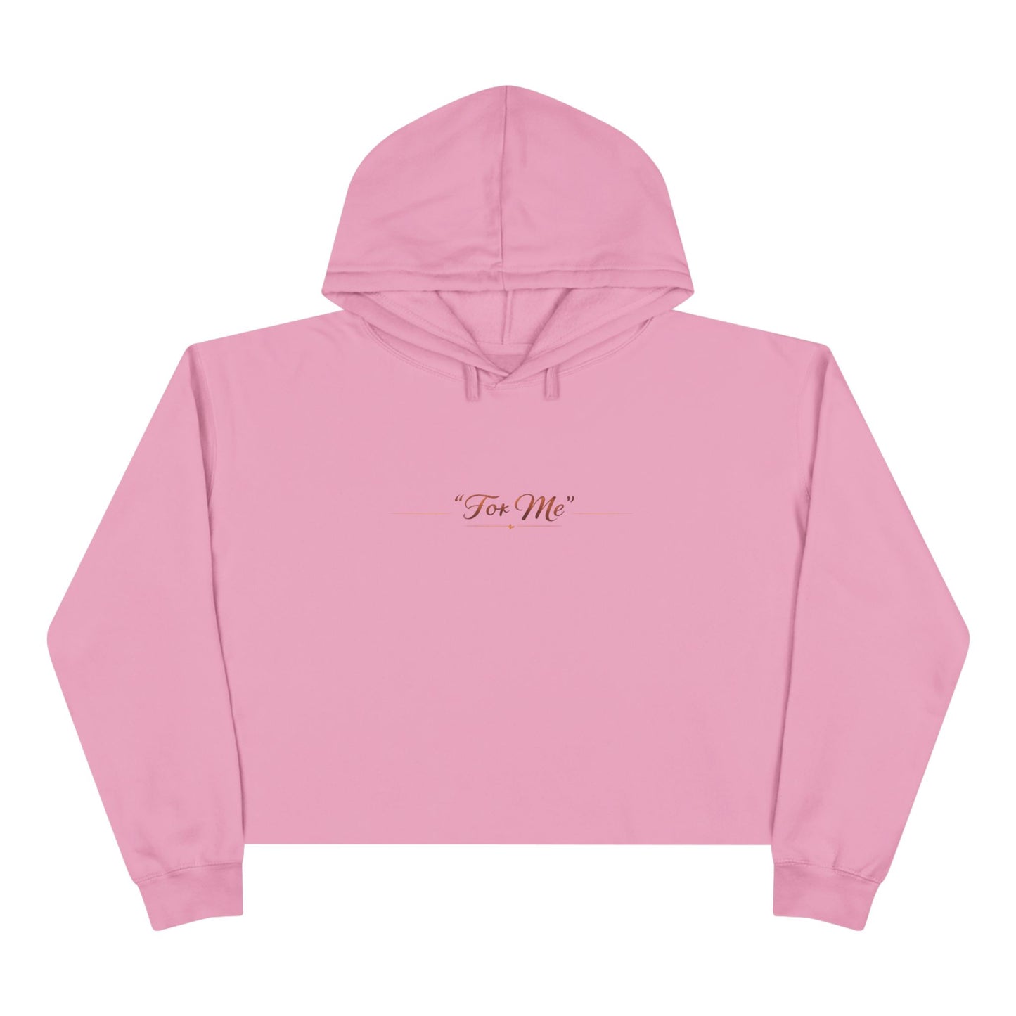 Crop Hoodie — "Gave It All" Inspirational Christian Cropped Hoodie ("For Me" Back)