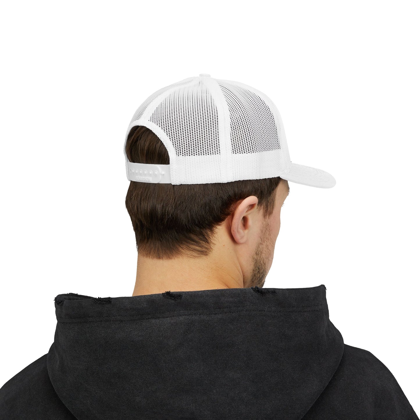 Christian Trucker Cap — "Gave It All For Me" Cross Snapback