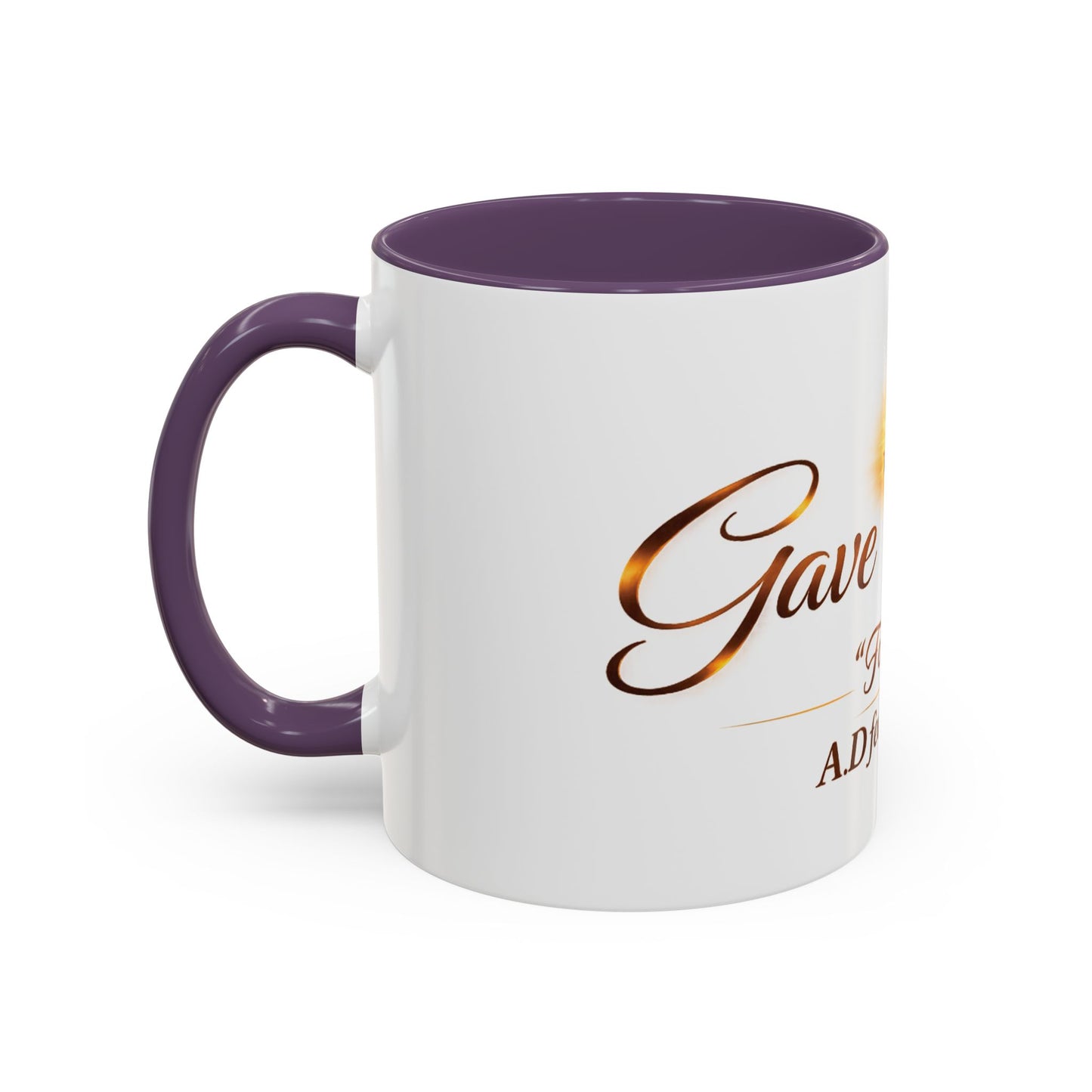 Christian Accent Coffee Mug - "Gave It All For Me" Cross Design (11/15oz)
