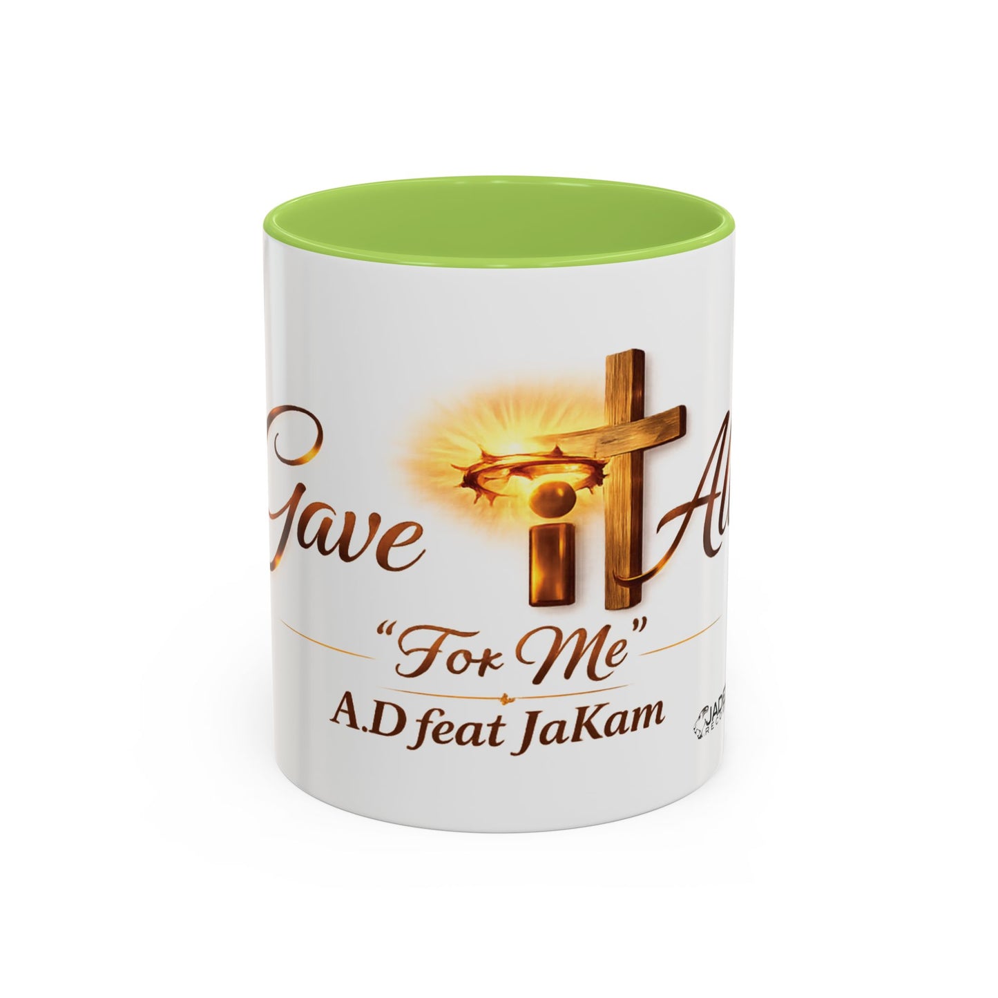 Christian Accent Coffee Mug - "Gave It All For Me" Cross Design (11/15oz)