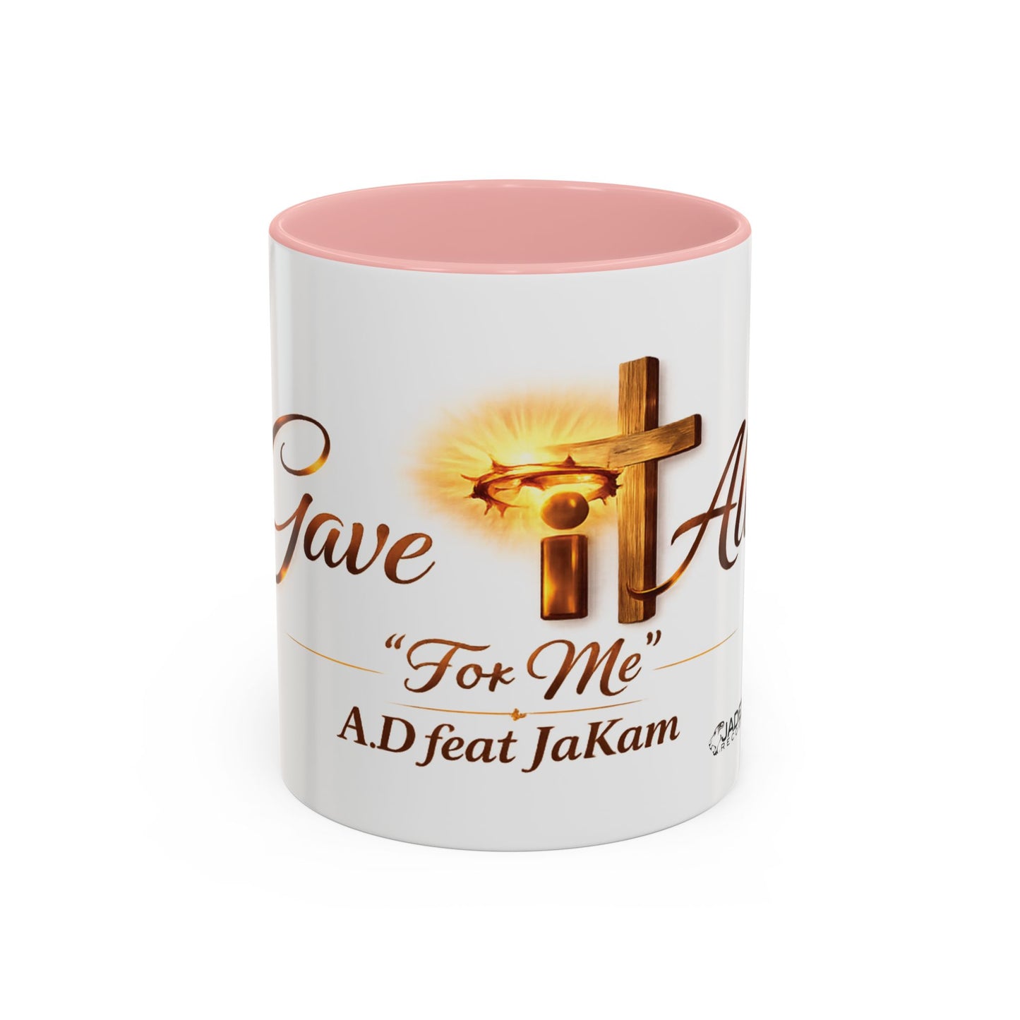 Christian Accent Coffee Mug - "Gave It All For Me" Cross Design (11/15oz)