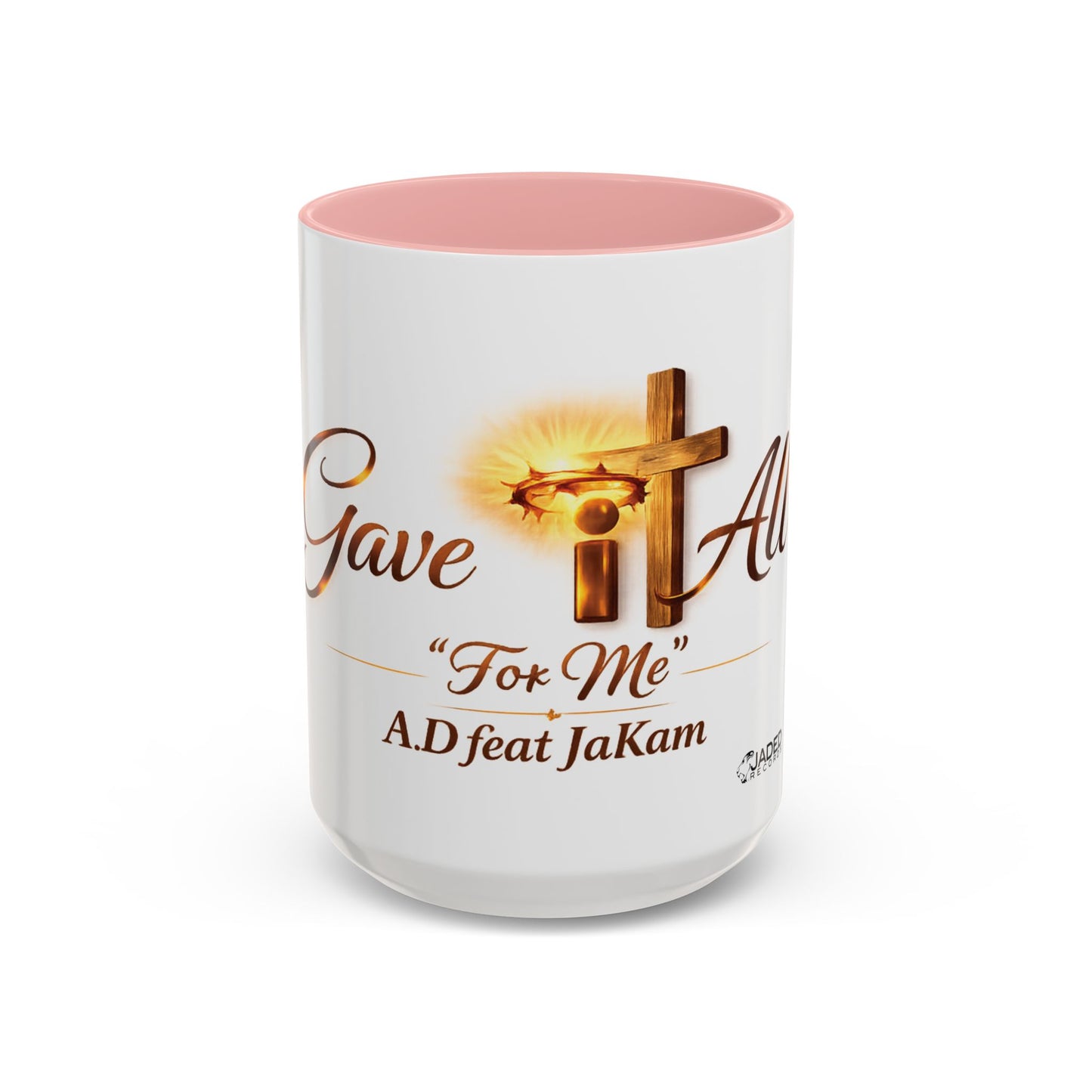 Christian Accent Coffee Mug - "Gave It All For Me" Cross Design (11/15oz)
