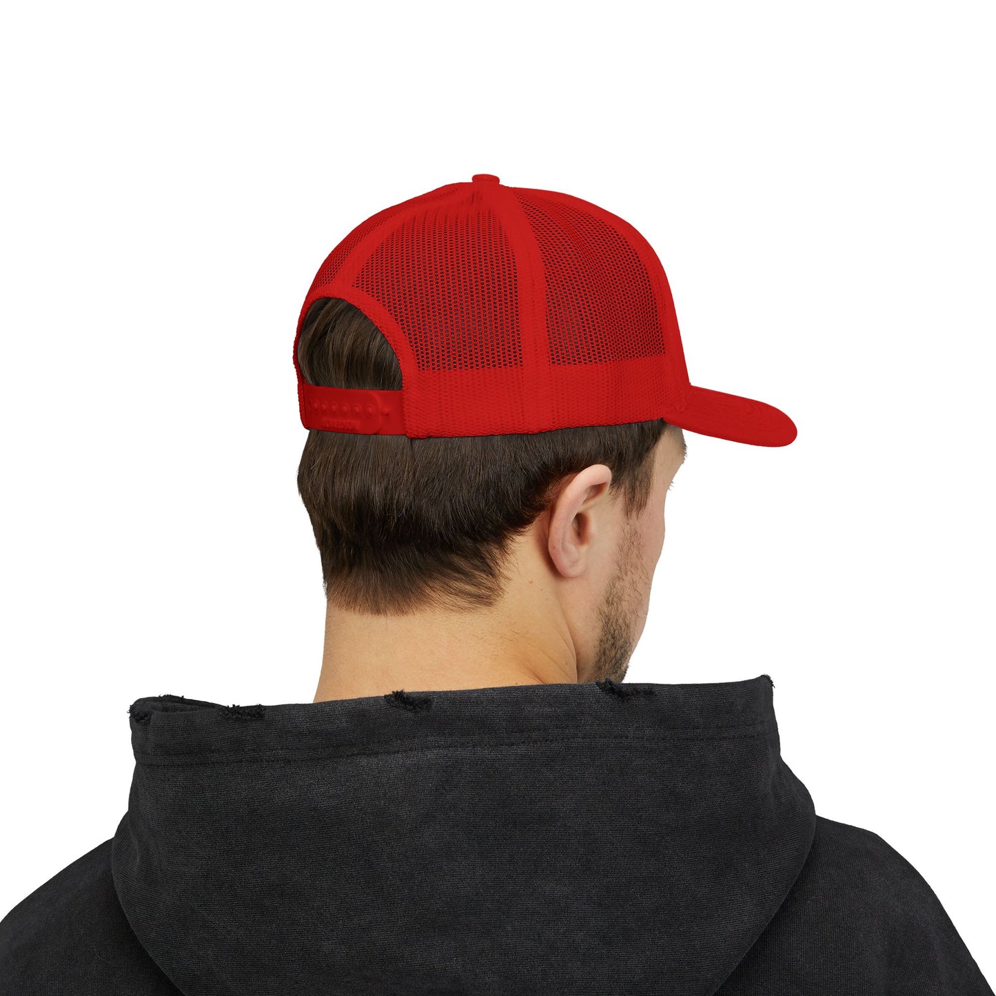 Christian Trucker Cap — "Gave It All For Me" Cross Snapback
