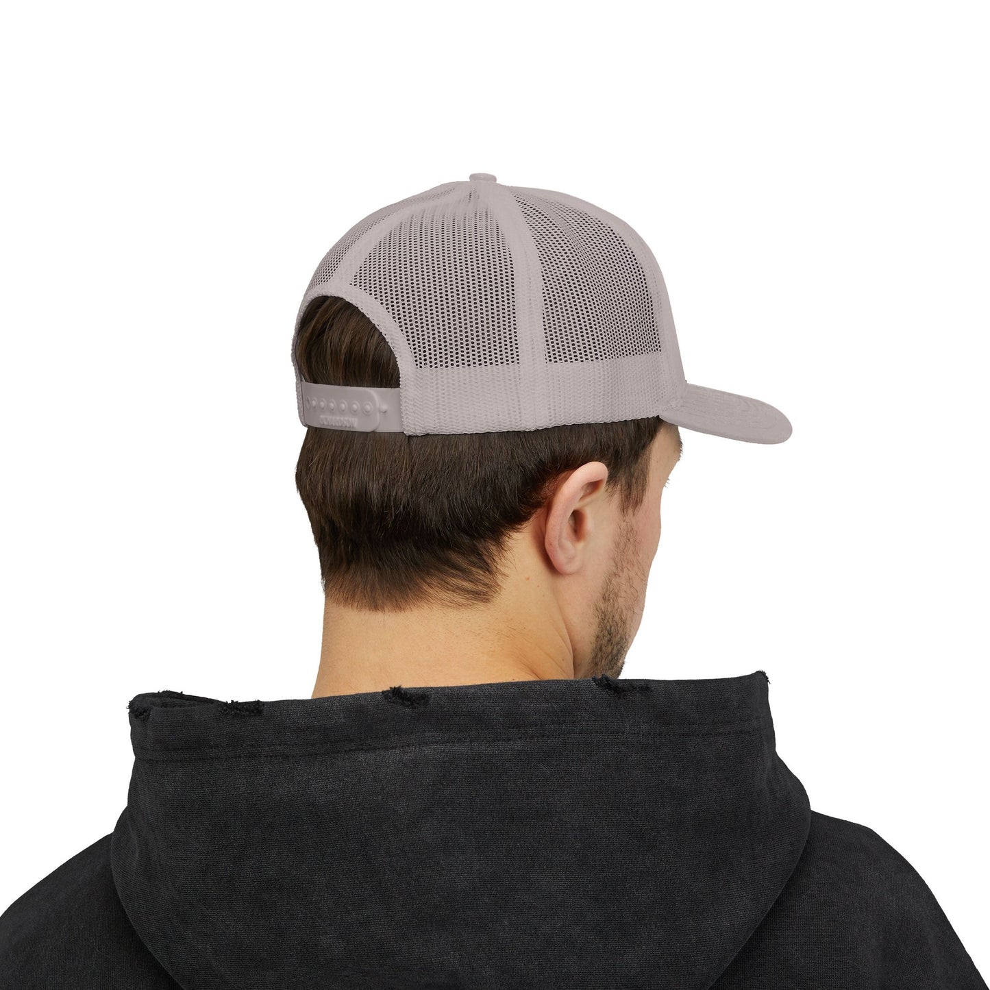 Christian Trucker Cap — "Gave It All For Me" Cross Snapback