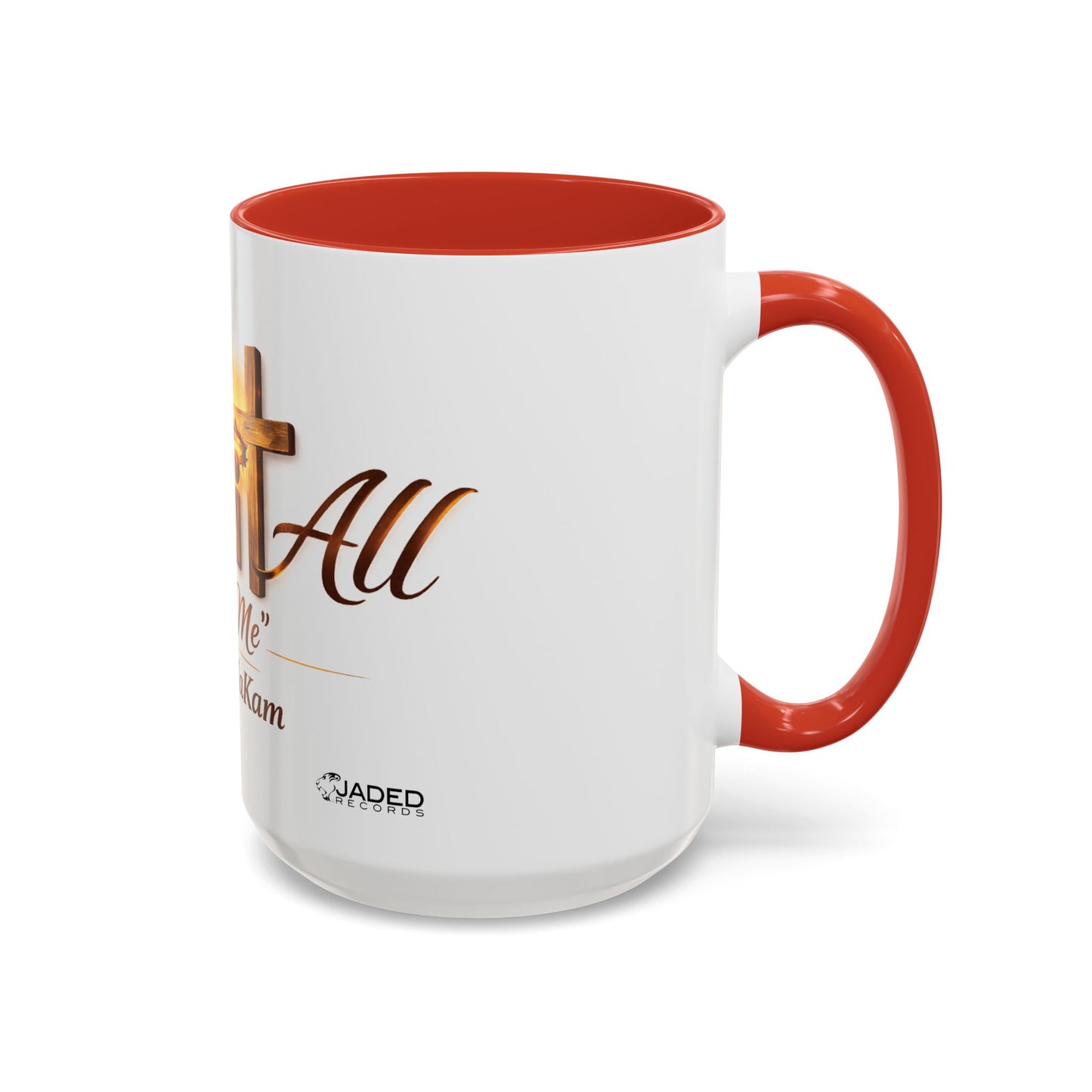 Christian Accent Coffee Mug - "Gave It All For Me" Cross Design (11/15oz)
