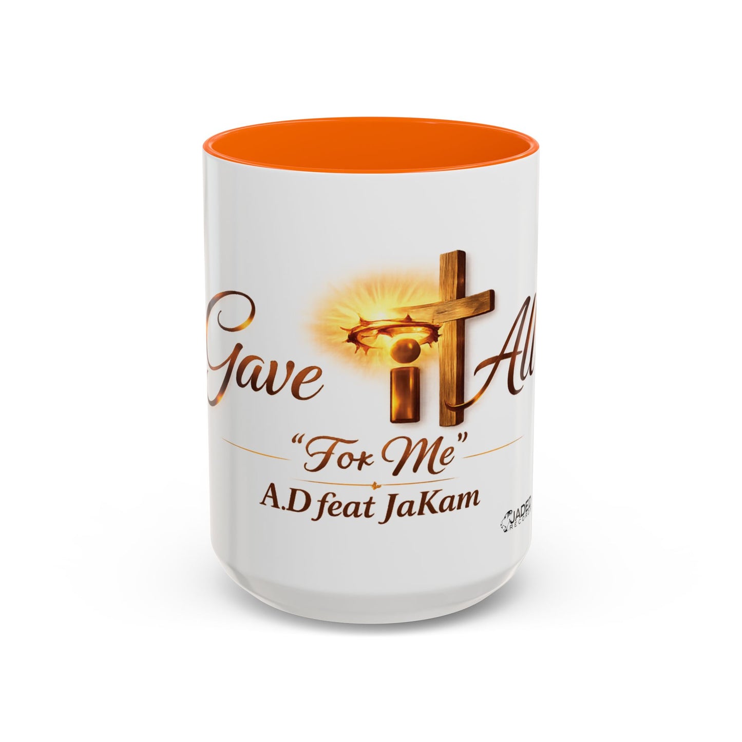 Christian Accent Coffee Mug - "Gave It All For Me" Cross Design (11/15oz)