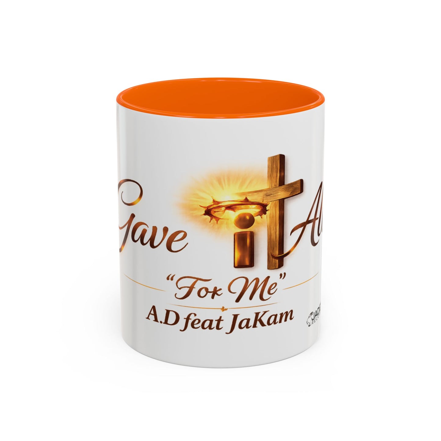 Christian Accent Coffee Mug - "Gave It All For Me" Cross Design (11/15oz)
