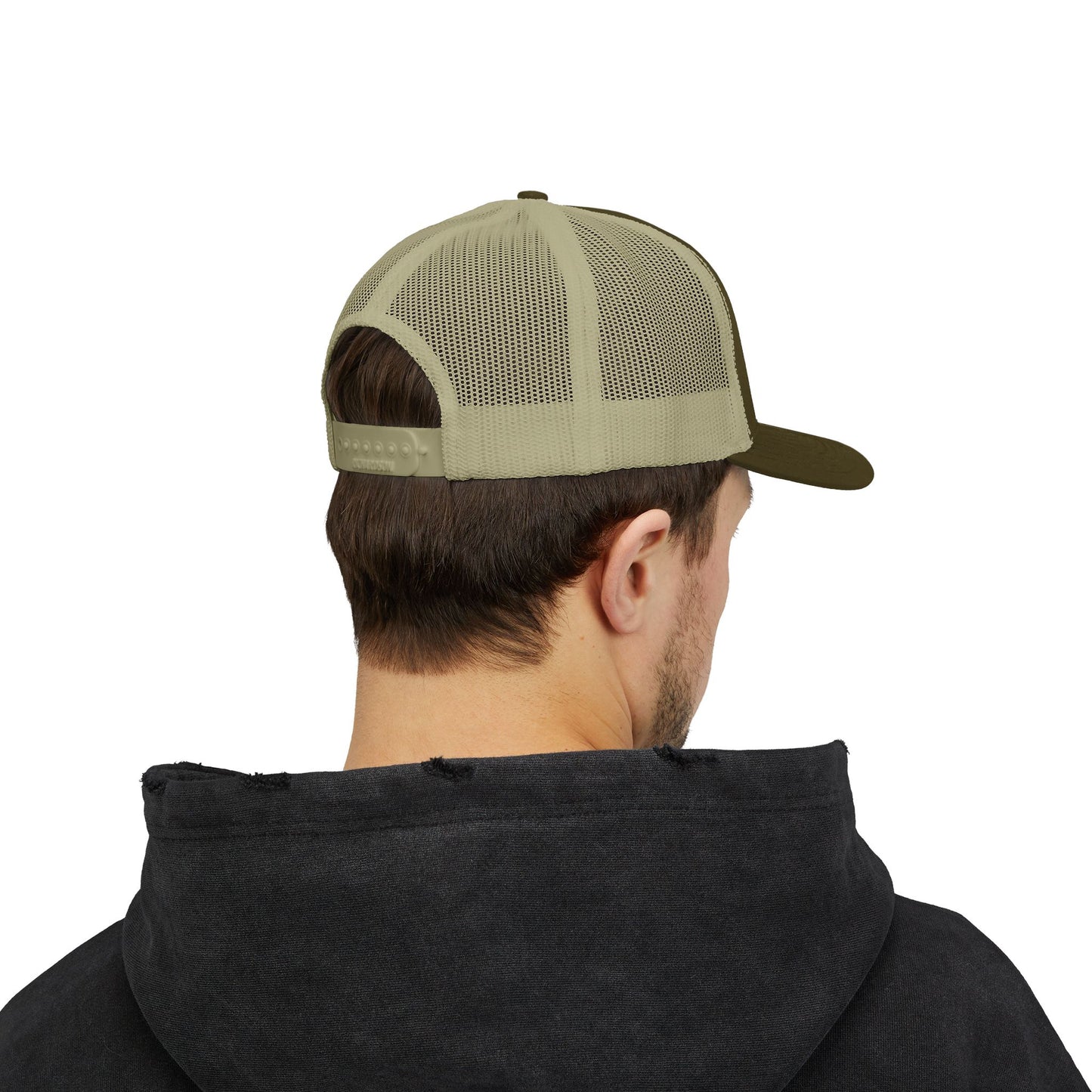 Christian Trucker Cap — "Gave It All For Me" Cross Snapback