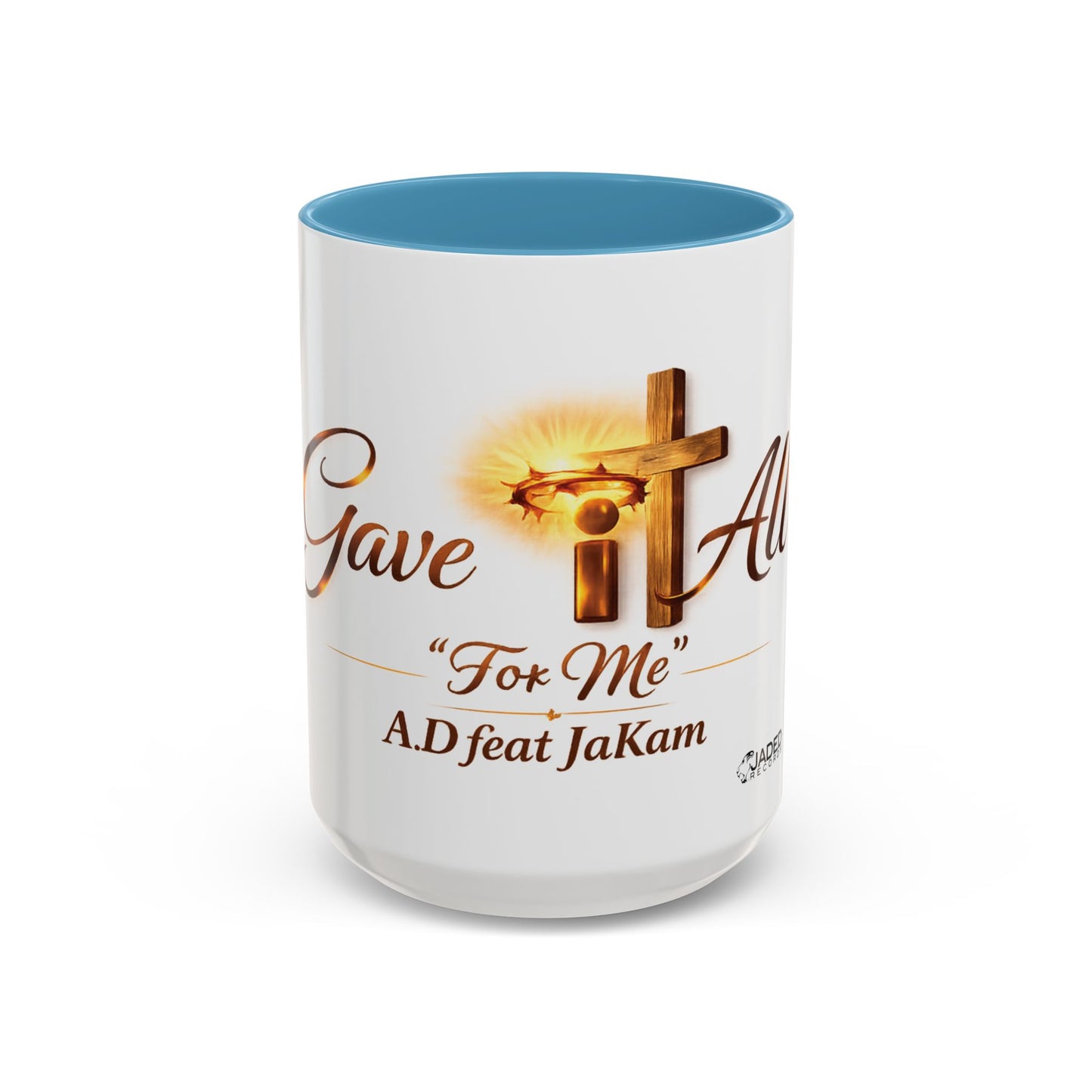 Christian Accent Coffee Mug - "Gave It All For Me" Cross Design (11/15oz)
