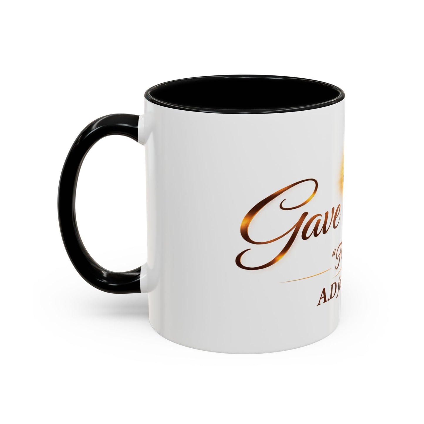 Christian Accent Coffee Mug - "Gave It All For Me" Cross Design (11/15oz)