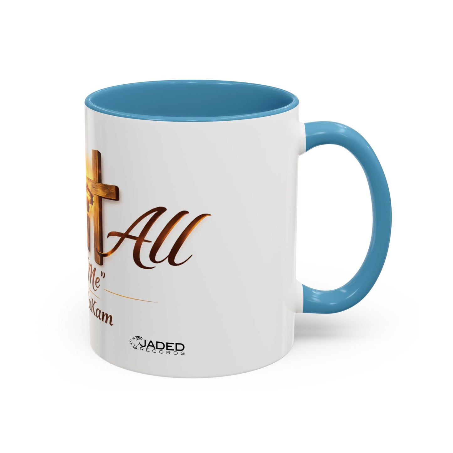 Christian Accent Coffee Mug - "Gave It All For Me" Cross Design (11/15oz)