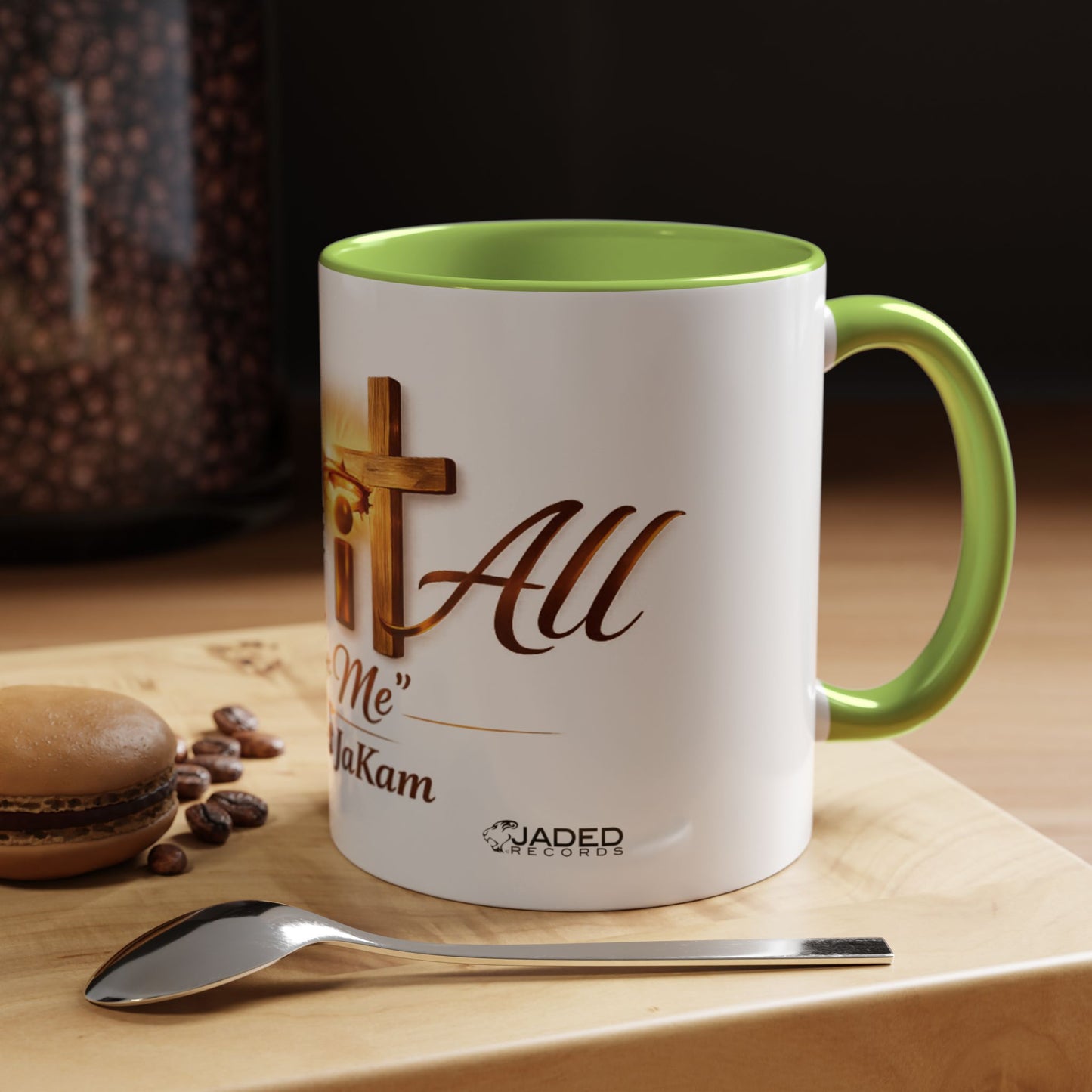 Christian Accent Coffee Mug - "Gave It All For Me" Cross Design (11/15oz)