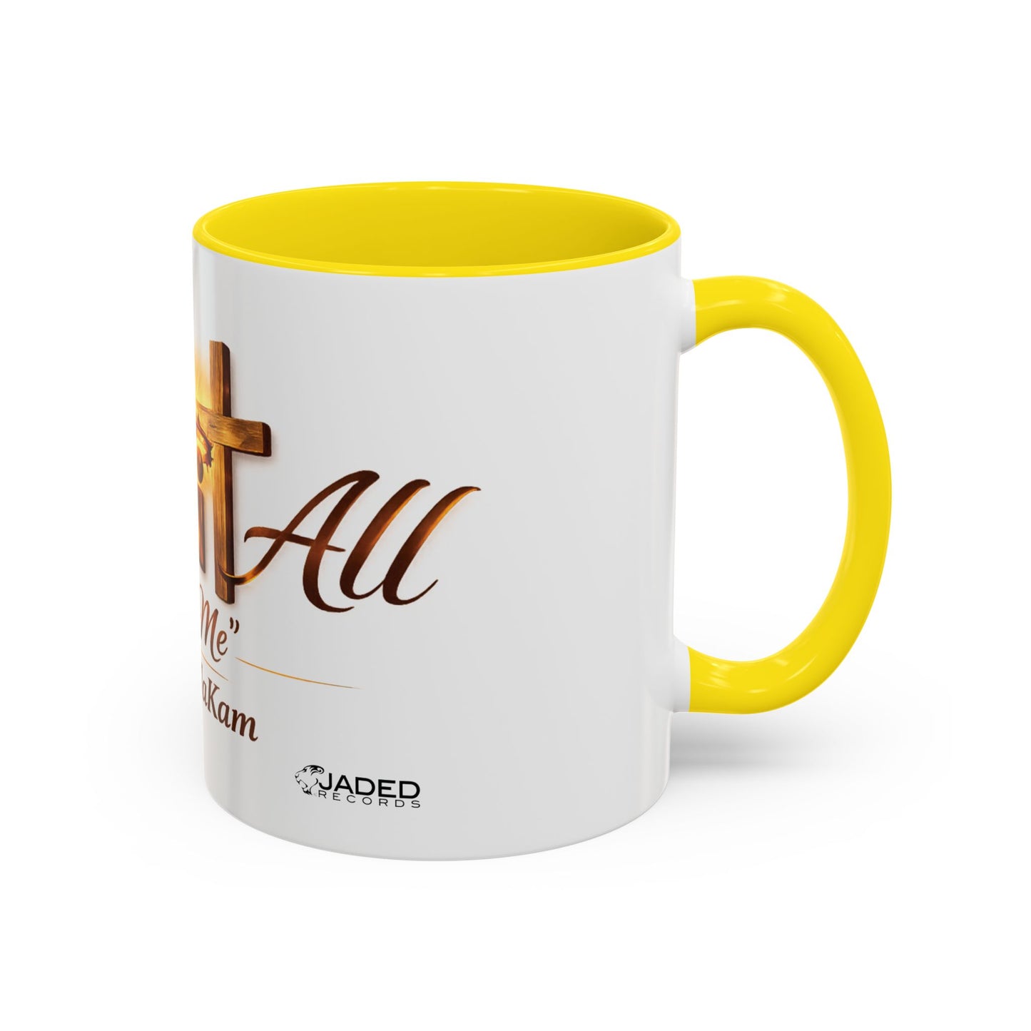 Christian Accent Coffee Mug - "Gave It All For Me" Cross Design (11/15oz)