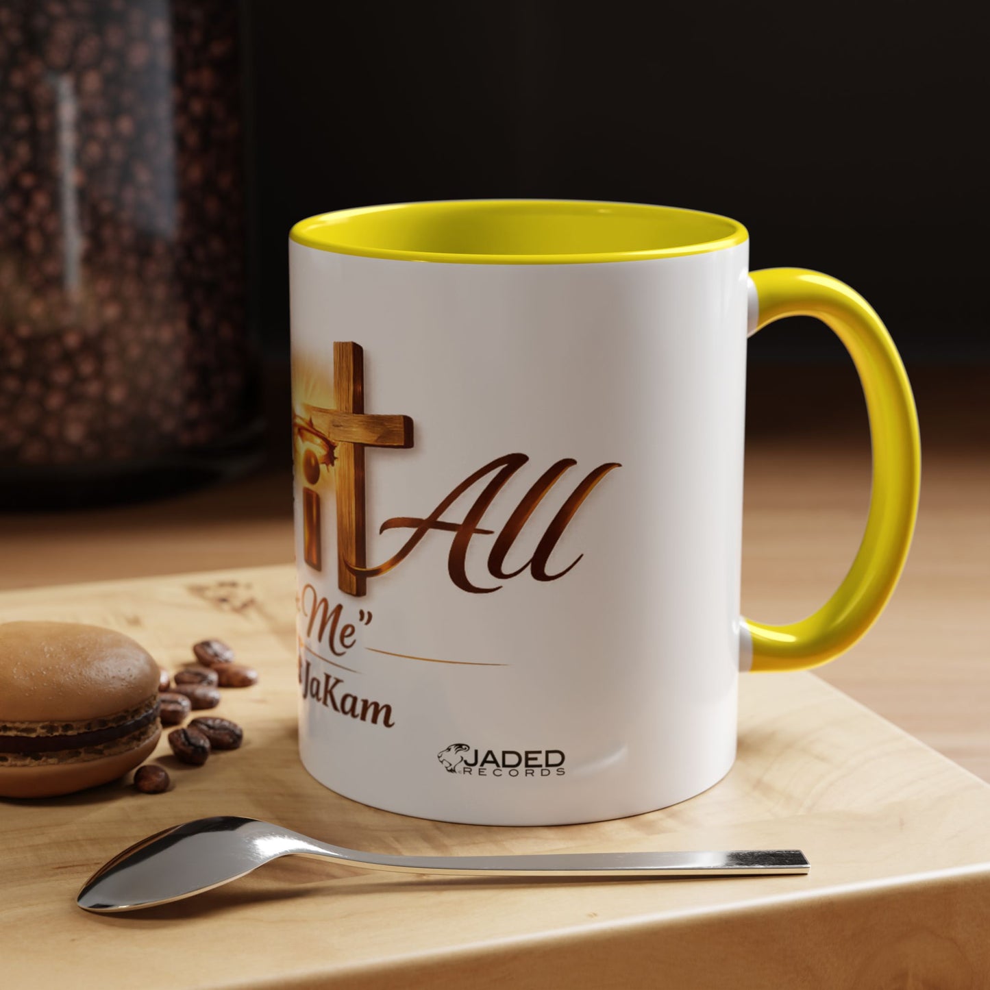 Christian Accent Coffee Mug - "Gave It All For Me" Cross Design (11/15oz)