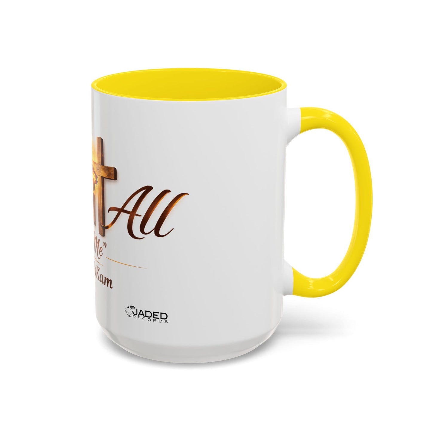 Christian Accent Coffee Mug - "Gave It All For Me" Cross Design (11/15oz)