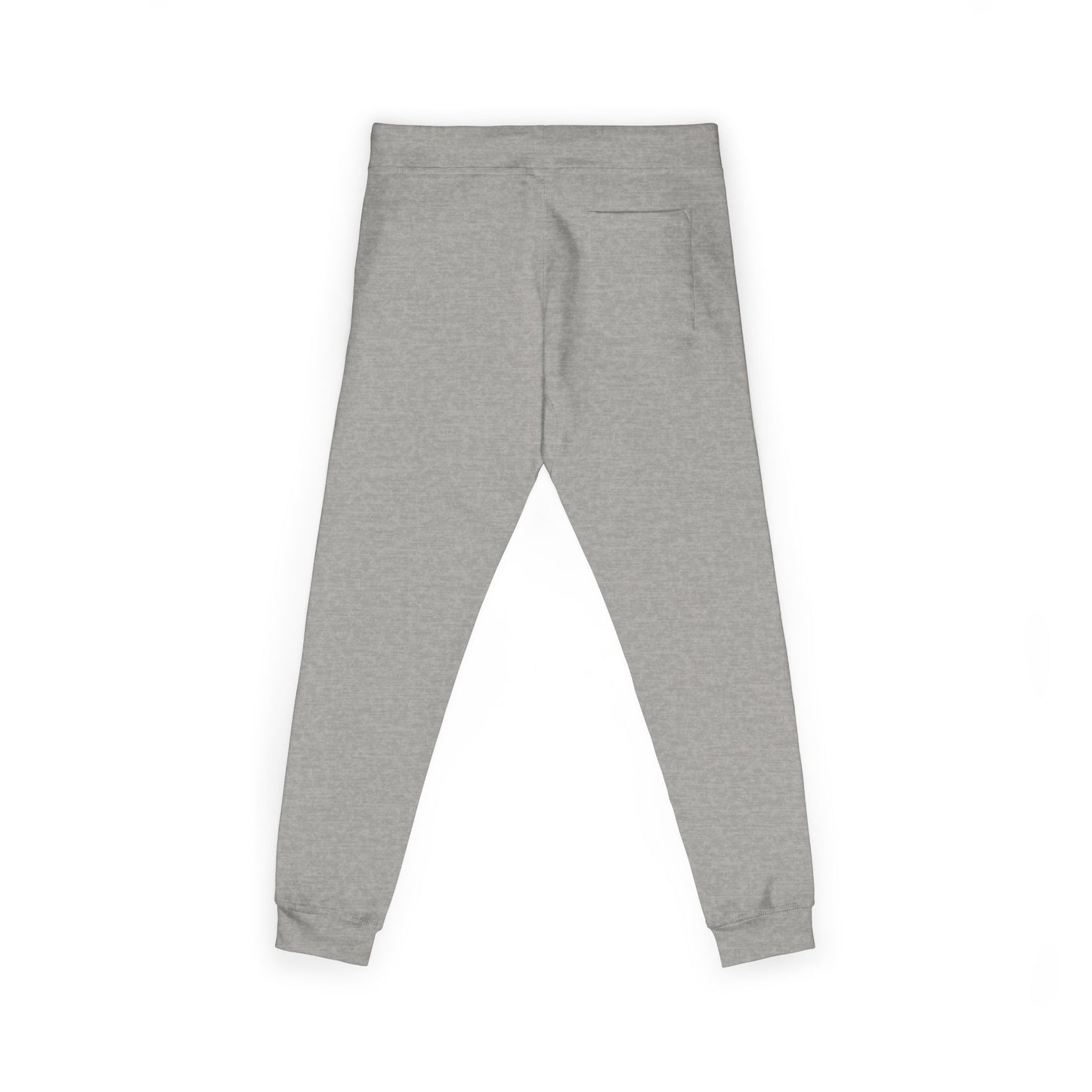 Embroidered Sunrise Rose Sweatpants — Cozy Fleece Joggers with Small Floral Chest Stitch