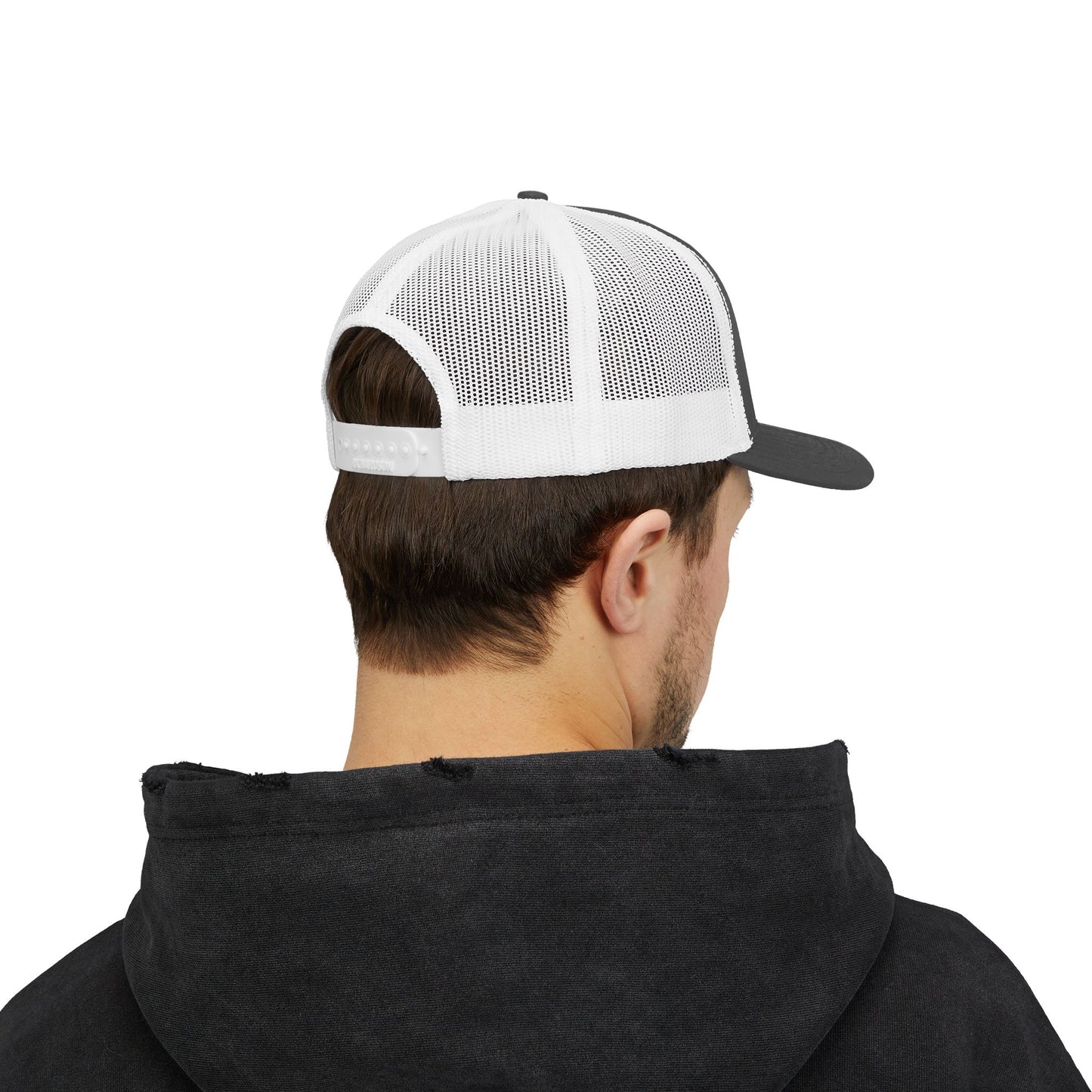 Christian Trucker Cap — "Gave It All For Me" Cross Snapback