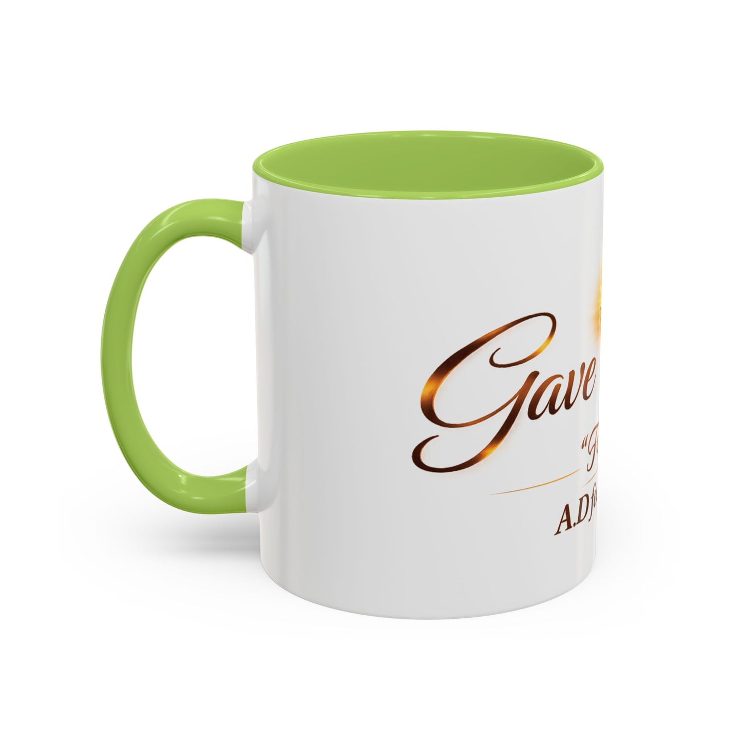 Christian Accent Coffee Mug - "Gave It All For Me" Cross Design (11/15oz)