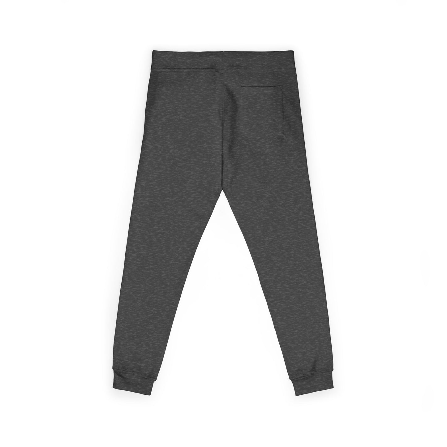 Embroidered Sunrise Rose Sweatpants — Cozy Fleece Joggers with Small Floral Chest Stitch