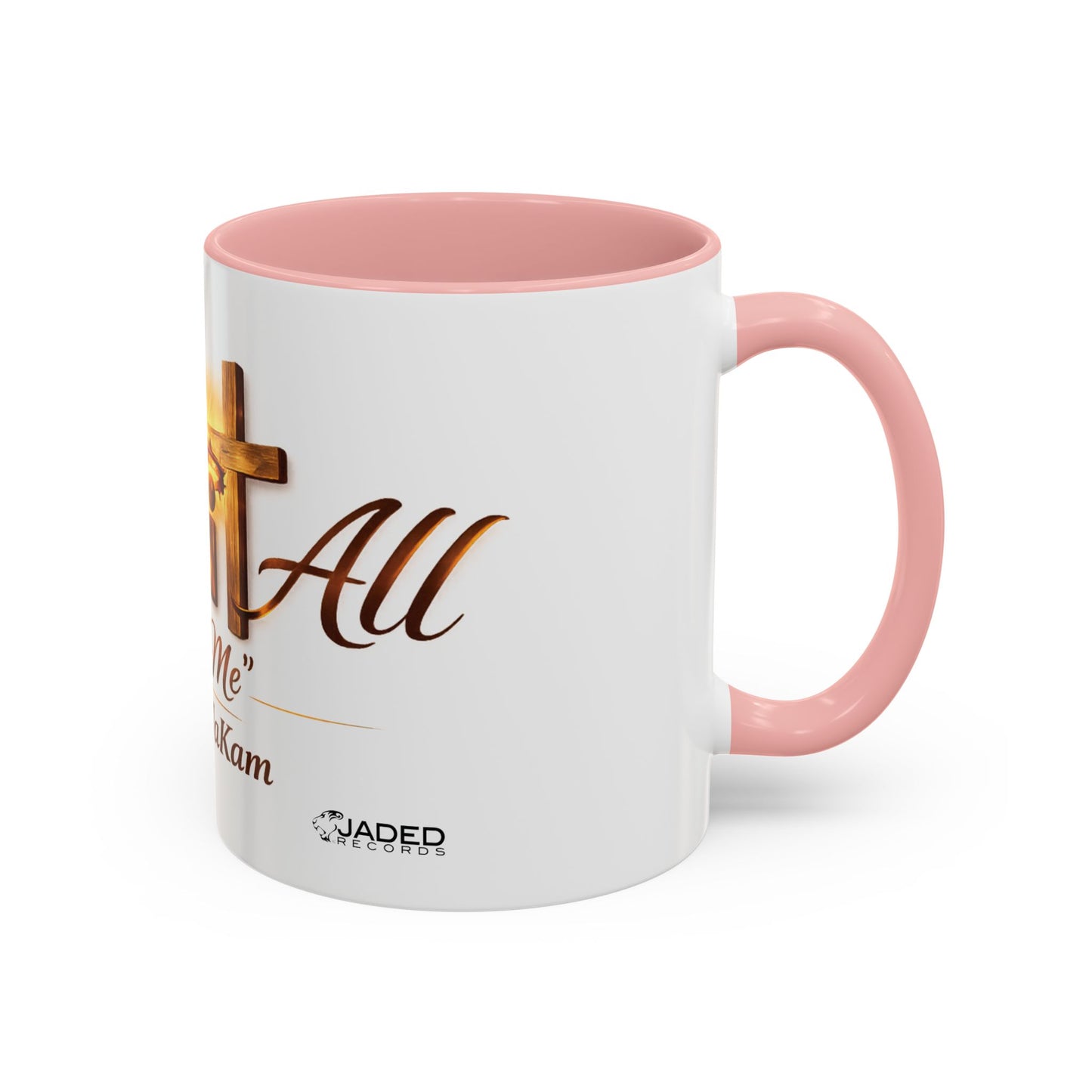 Christian Accent Coffee Mug - "Gave It All For Me" Cross Design (11/15oz)