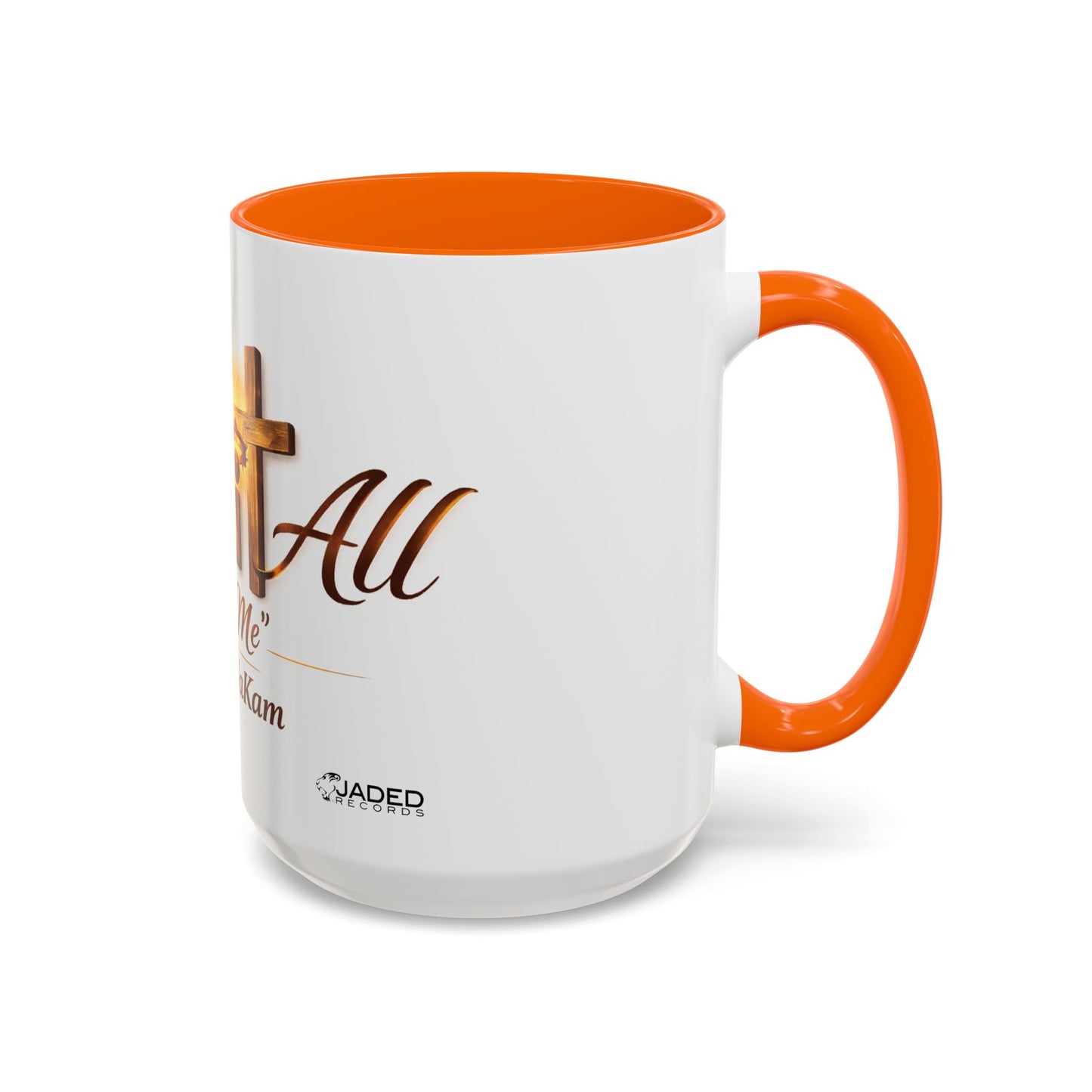 Christian Accent Coffee Mug - "Gave It All For Me" Cross Design (11/15oz)
