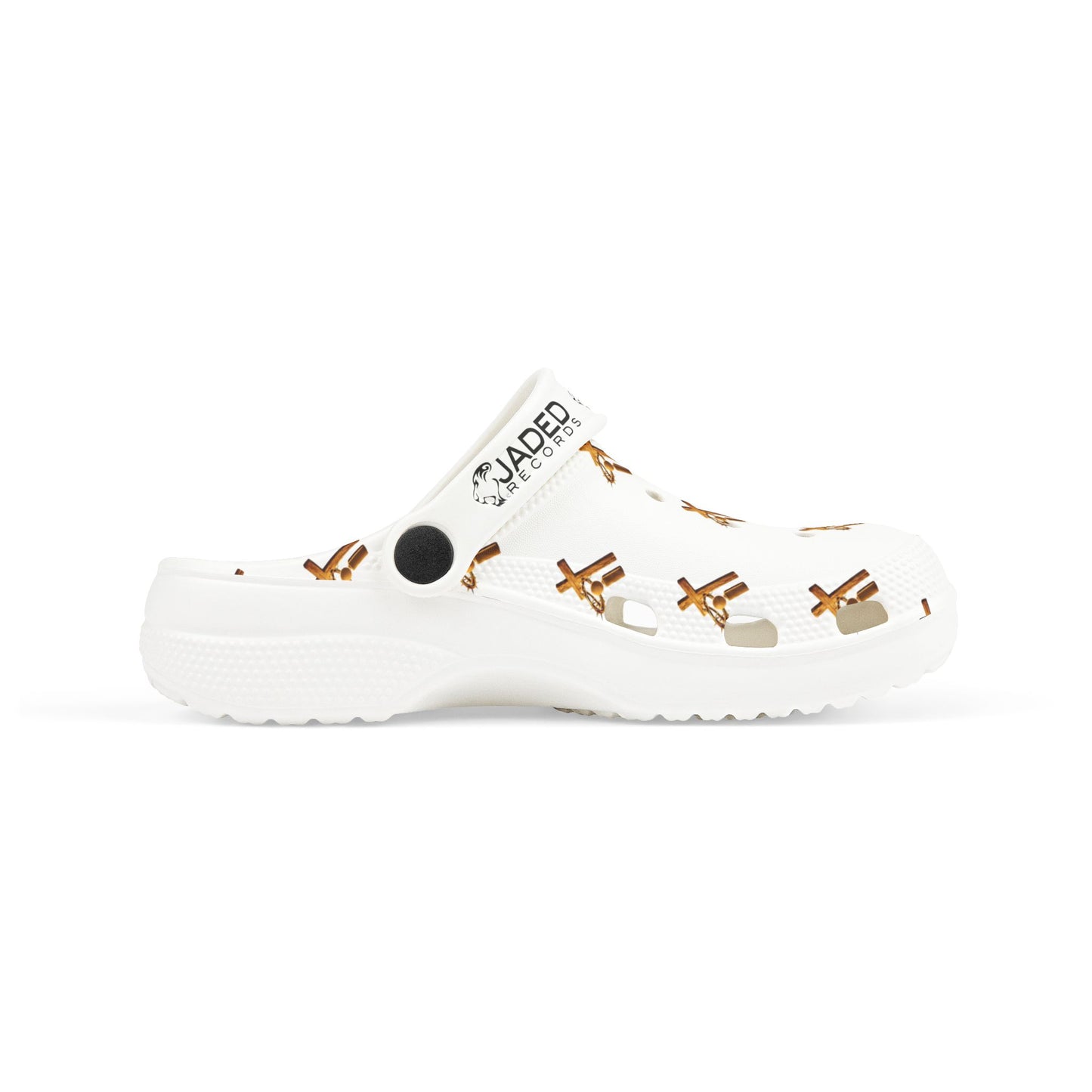 Kids Gingerbread Pattern EVA Clogs — Holiday Slip-On Shoes