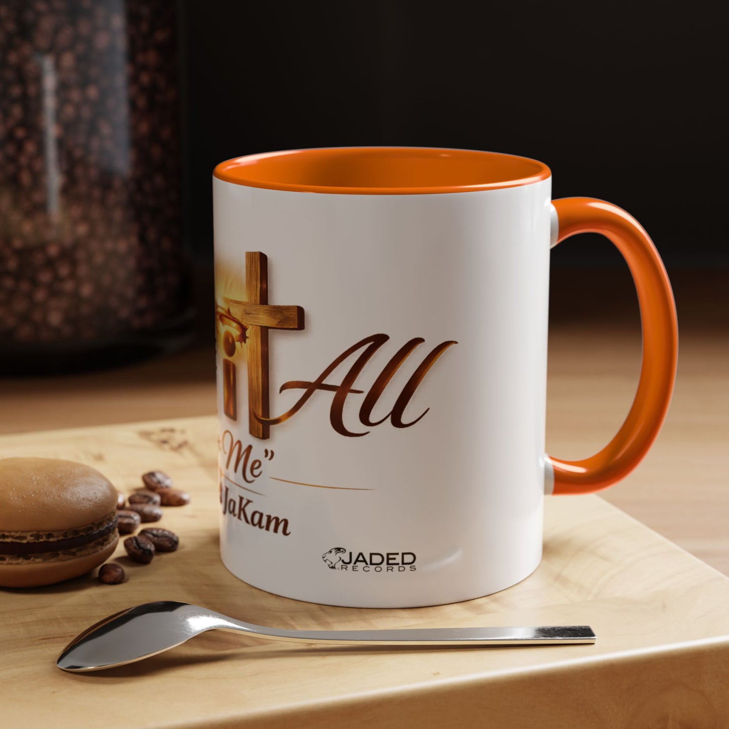 Christian Accent Coffee Mug - "Gave It All For Me" Cross Design (11/15oz)