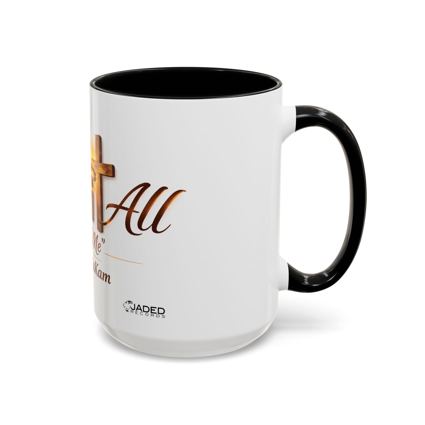 Christian Accent Coffee Mug - "Gave It All For Me" Cross Design (11/15oz)