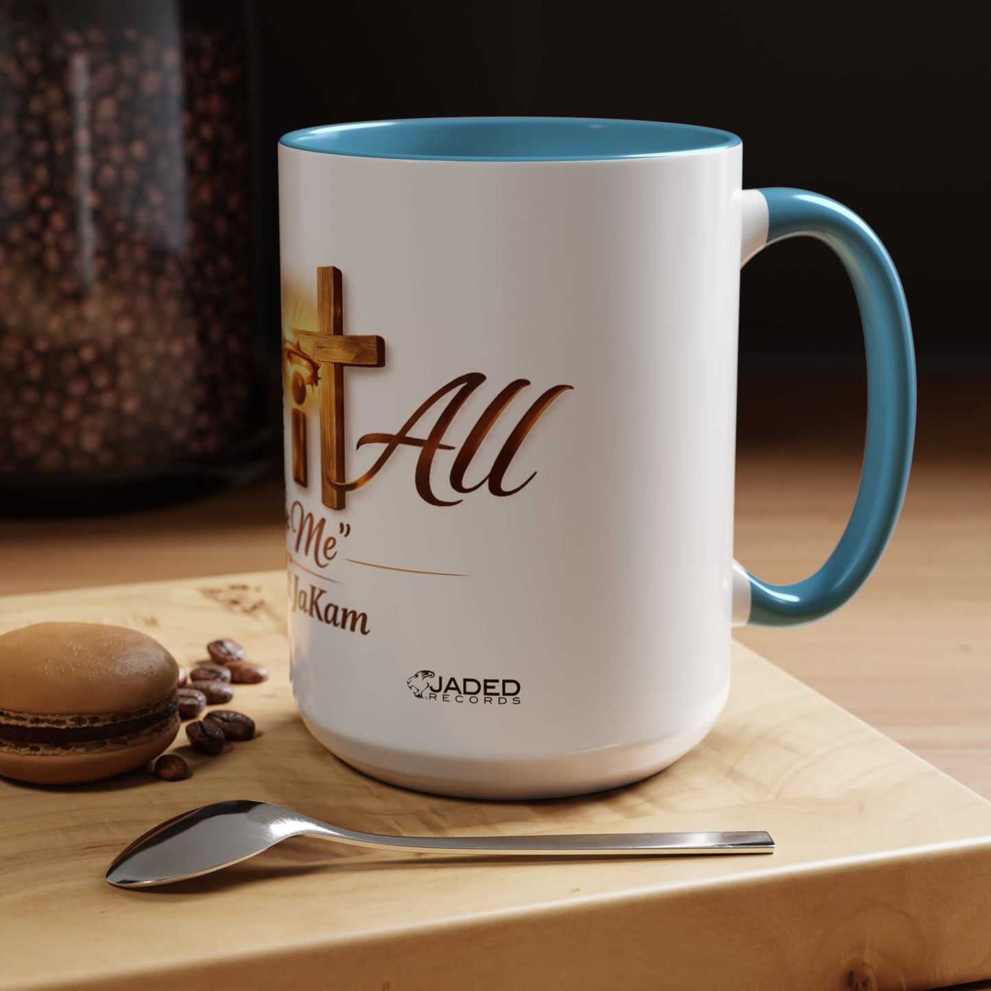 Christian Accent Coffee Mug - "Gave It All For Me" Cross Design (11/15oz)