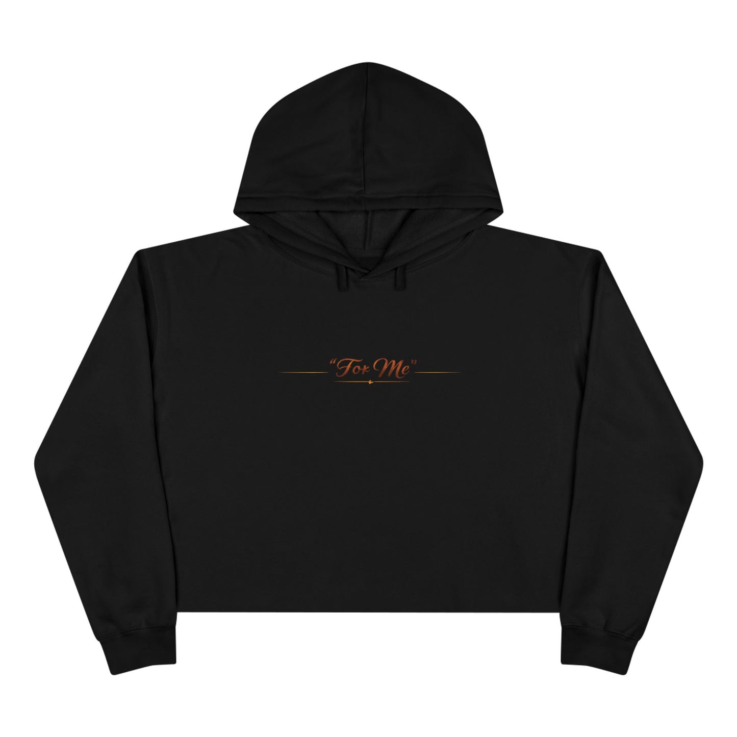 Crop Hoodie — "Gave It All" Inspirational Christian Cropped Hoodie ("For Me" Back)
