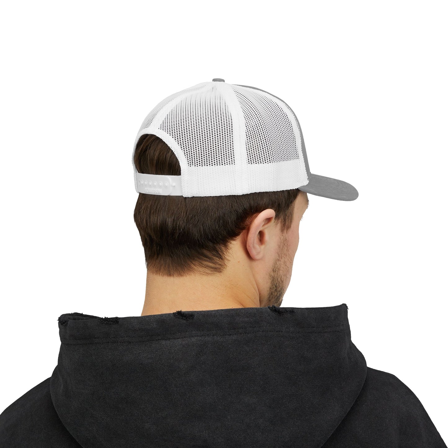 Christian Trucker Cap — "Gave It All For Me" Cross Snapback