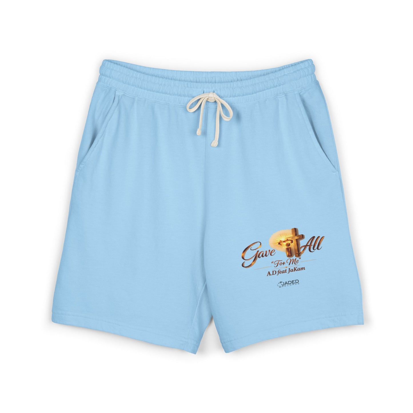 Gave It All Cross Graphic Fleece Sweat Shorts