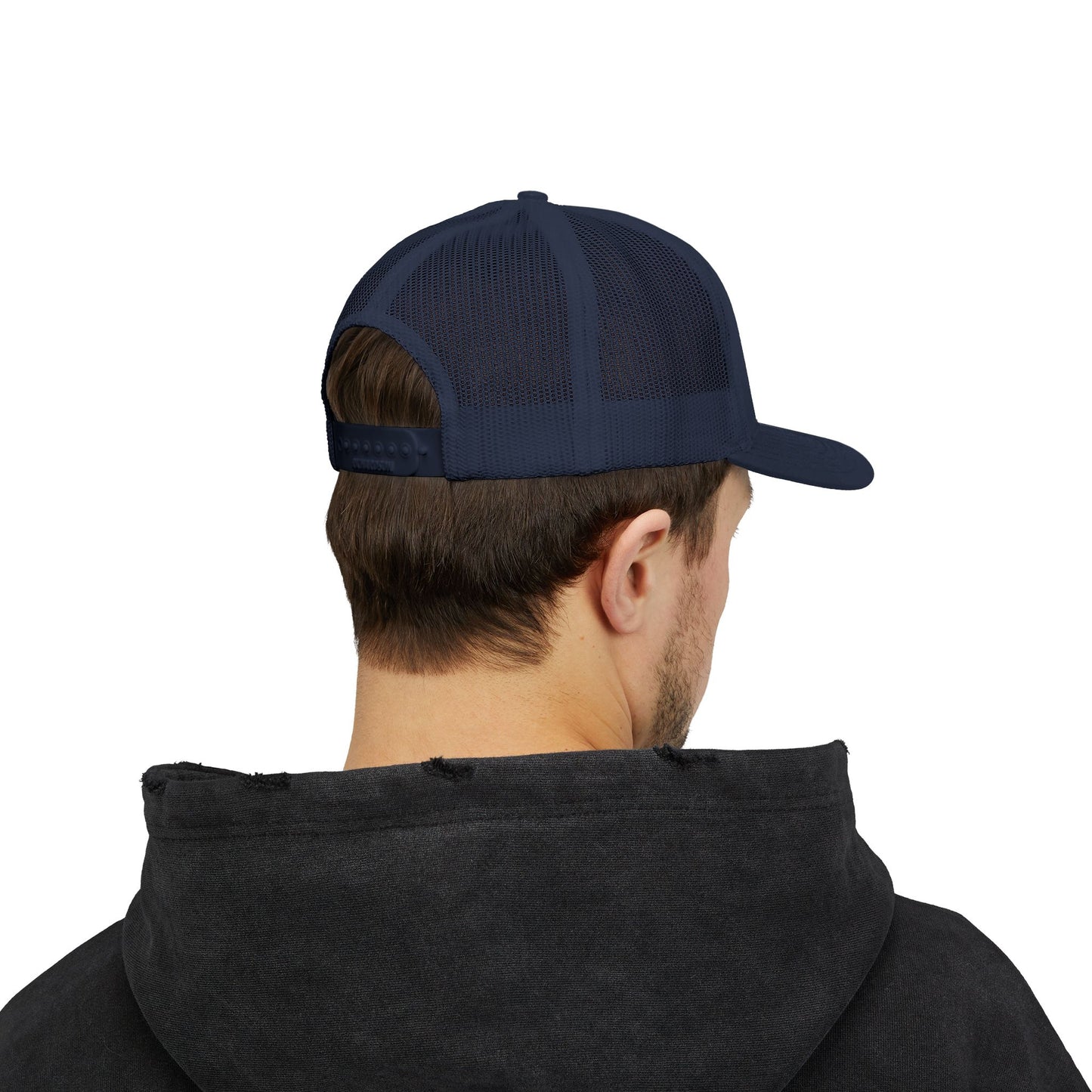 Christian Trucker Cap — "Gave It All For Me" Cross Snapback