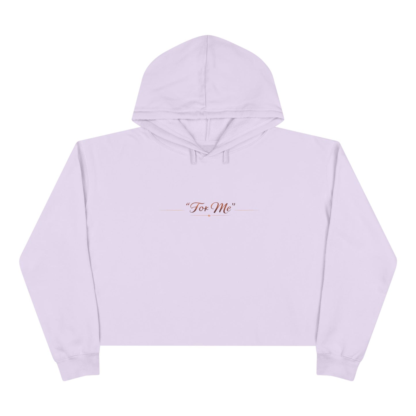 Crop Hoodie — "Gave It All" Inspirational Christian Cropped Hoodie ("For Me" Back)